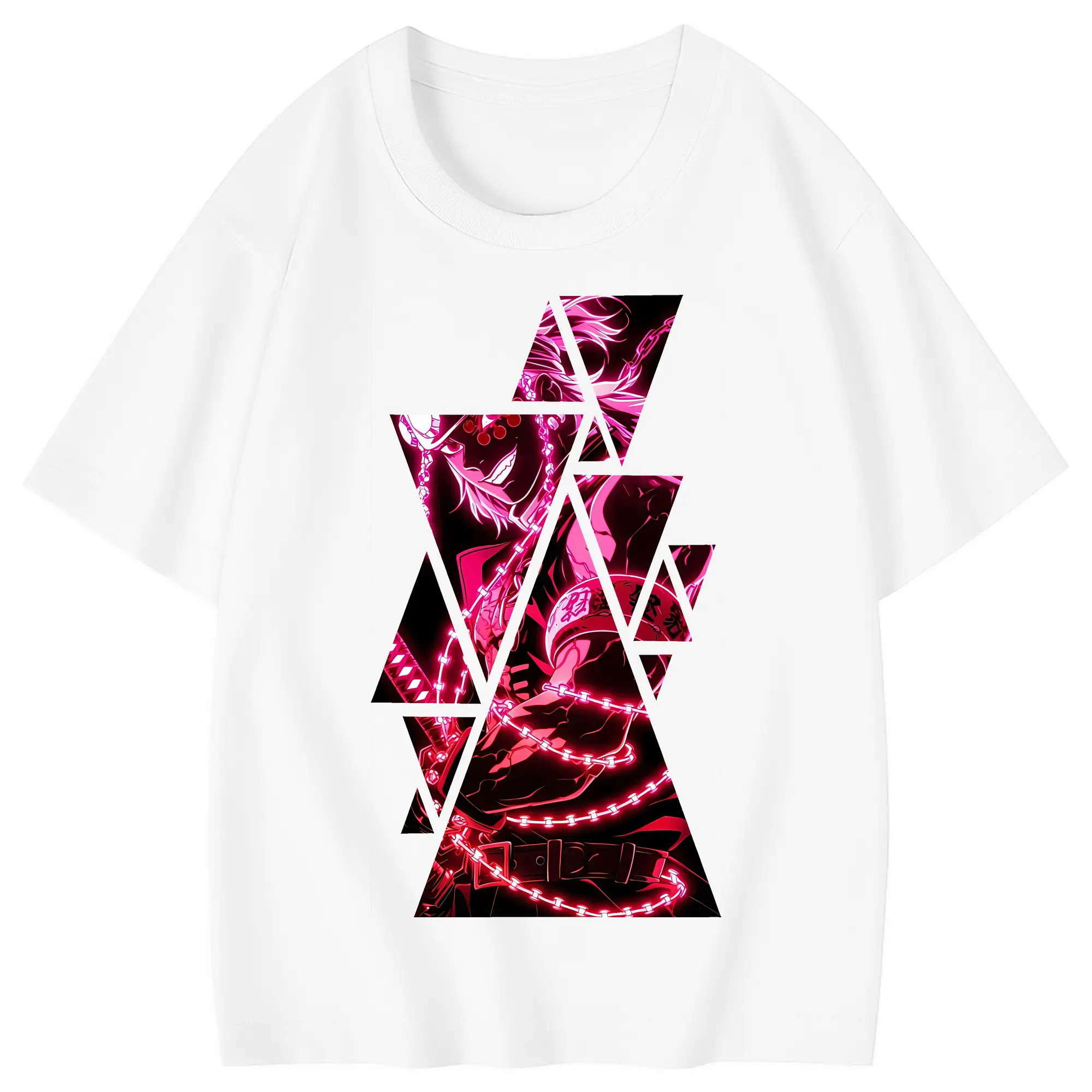 鬼滅の刃 グッズ,宇髄 天元 - 綿100％ キッズTシャツ ・ フロントプリント ・ 快適 通気性 ・ スポーツ カジュアル 散歩用