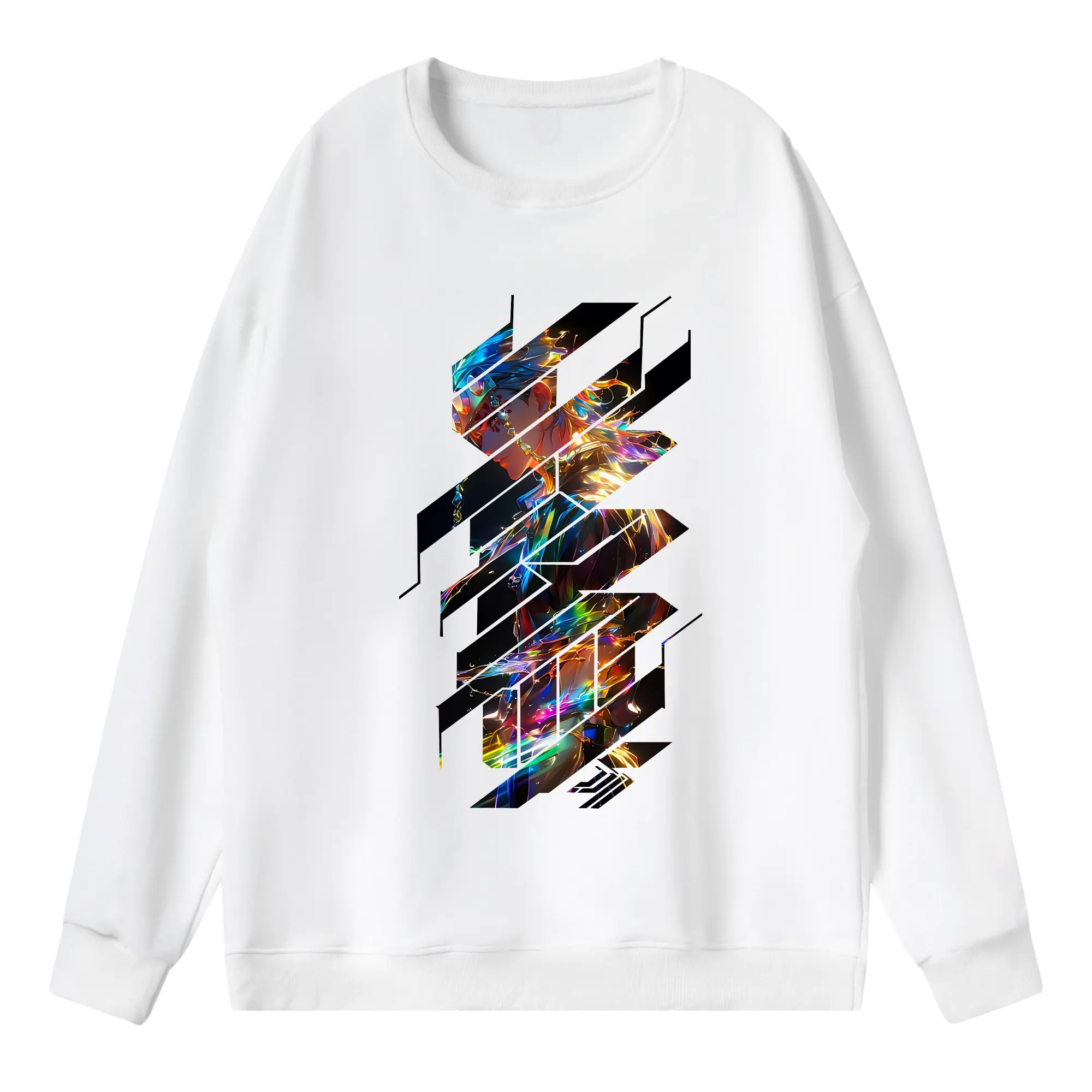 鬼滅の刃 グッズ,宇髄 天元 - 薄手 クルーネック スウェット 裏毛260g · ポリエステル 春秋向け カジュアル 男女兼用 · トレーナー デイリー スポーツ 散歩に最適