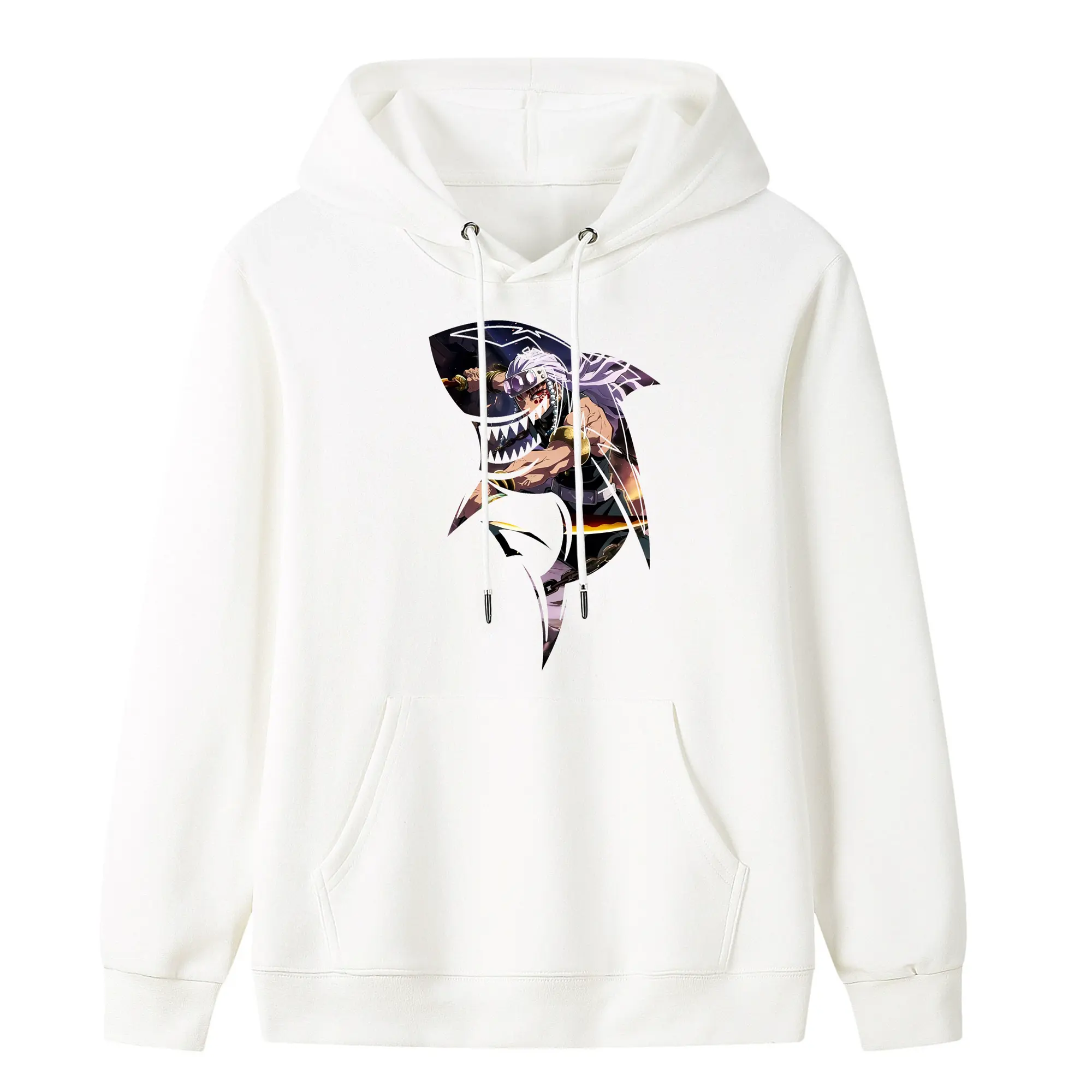 鬼滅の刃 グッズ,宇髄 天元 - キッズ フード付きパーカー ・ フロントプリント ・ ポリエステル100％ ・ 快適 通学 スポーツ 日常使い お散歩用