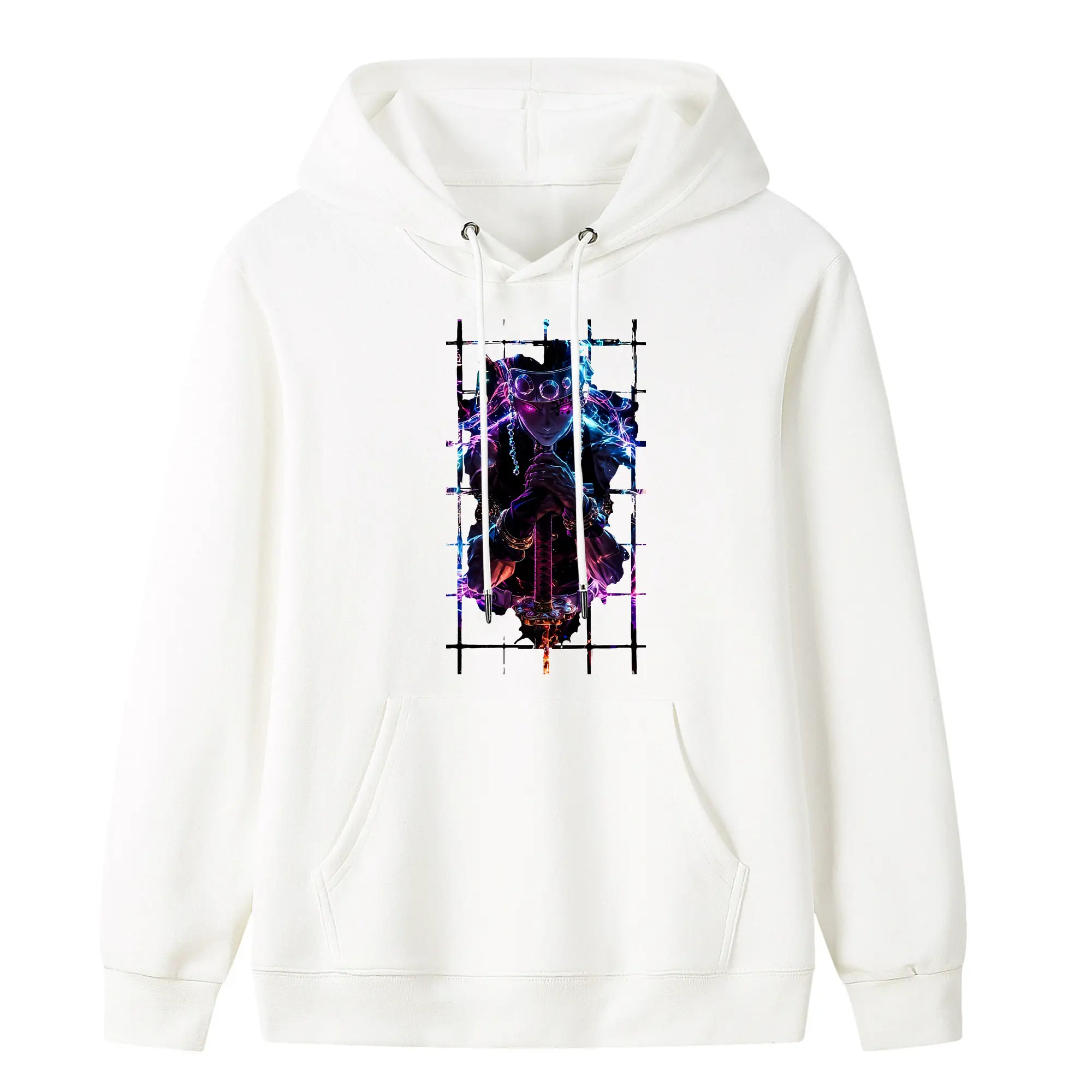 鬼滅の刃 グッズ,宇髄 天元 - キッズ フード付きパーカー ・ フロントプリント ・ ポリエステル100％ ・ 快適 通学 スポーツ 日常使い お散歩用