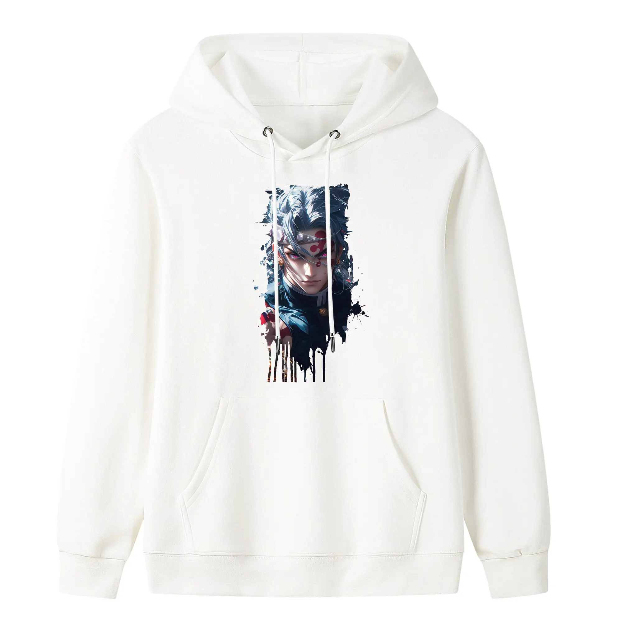 鬼滅の刃 グッズ,宇髄 天元 - キッズ フード付きパーカー ・ フロントプリント ・ ポリエステル100％ ・ 快適 通学 スポーツ 日常使い お散歩用