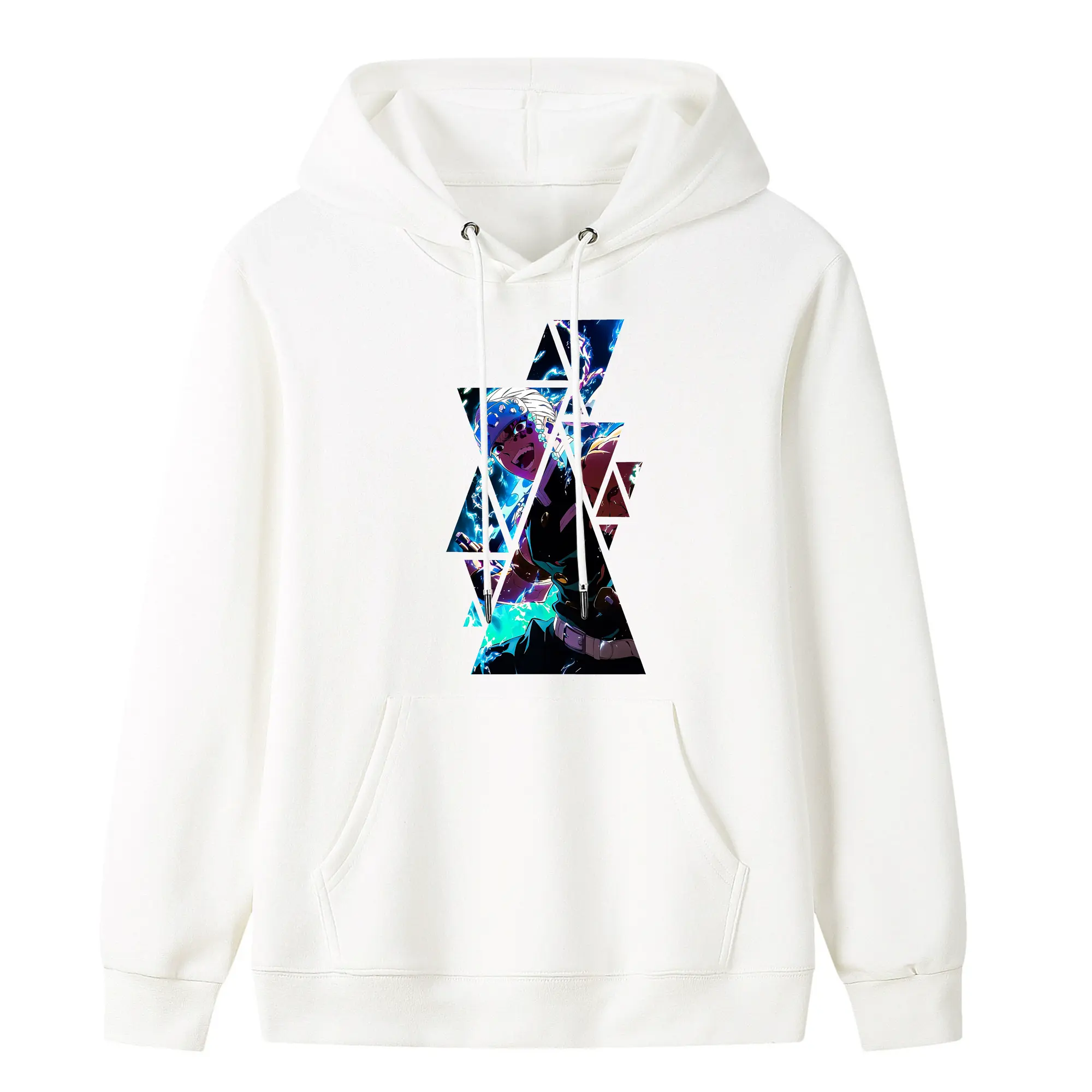 鬼滅の刃 グッズ,宇髄 天元 - キッズ フード付きパーカー ・ フロントプリント ・ ポリエステル100％ ・ 快適 通学 スポーツ 日常使い お散歩用