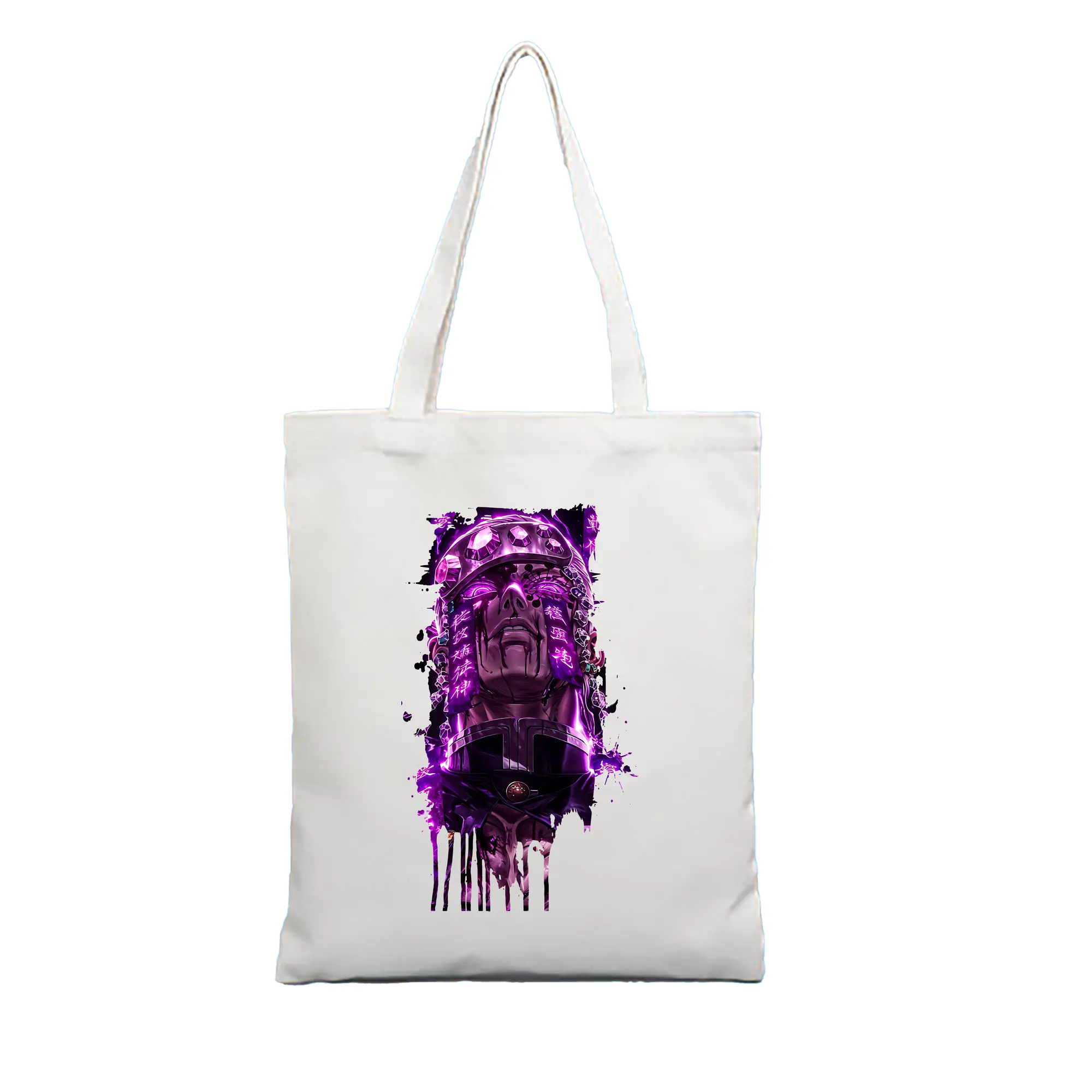 鬼滅の刃 グッズ,宇髄 天元 - 縦型キャンバス手提げバッグ（トートバッグ） ・ キャンバス素材 ・ ショッピング用 ・ 軽量 丈夫 お手入れ簡単