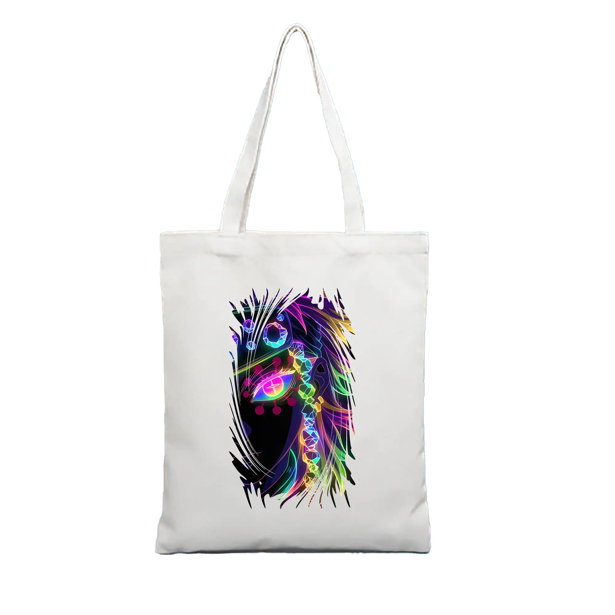 鬼滅の刃 グッズ,宇髄 天元 - 縦型キャンバス手提げバッグ（トートバッグ） ・ キャンバス素材 ・ ショッピング用 ・ 軽量 丈夫 お手入れ簡単