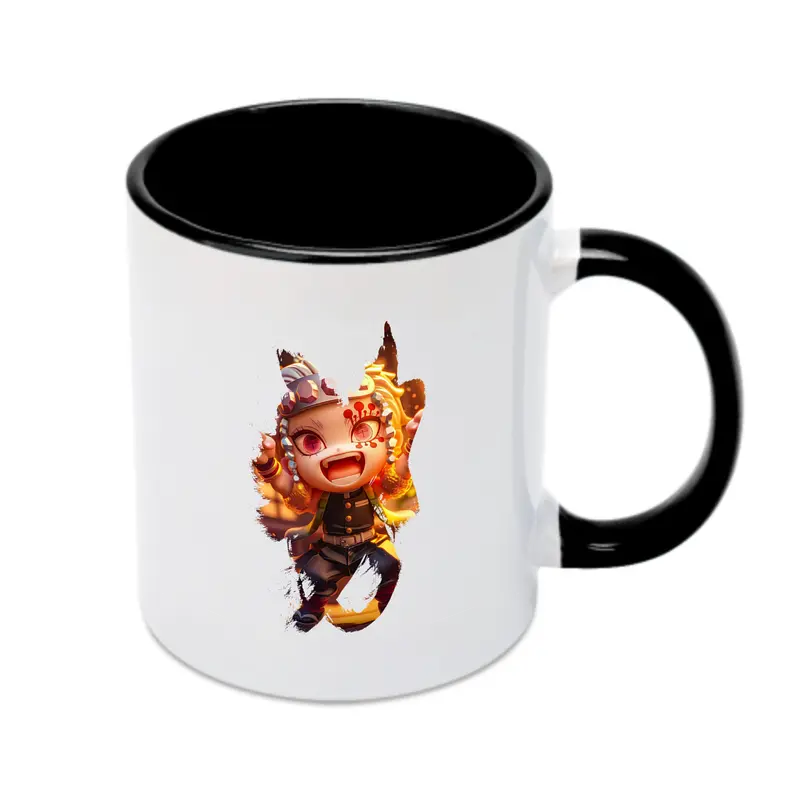 鬼滅の刃 グッズ,宇髄 天元 - カラフルマグカップ ・ 陶器 ・ 熱転写プリント ・ 鮮やかデザイン ・ 耐久性 高品質 ・ コーヒー お茶 ギフト用