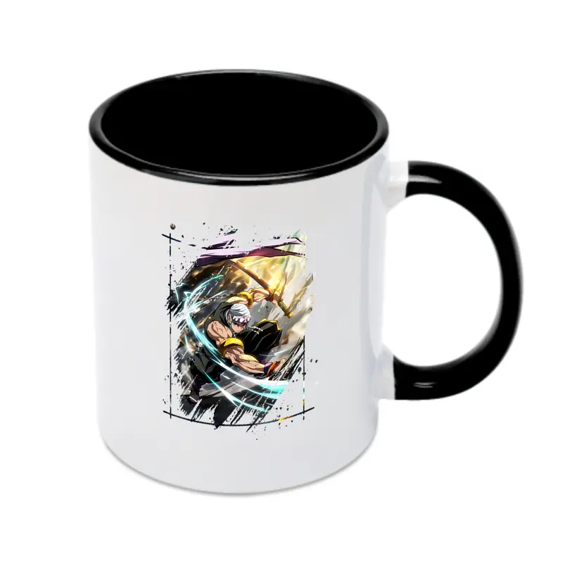 鬼滅の刃 グッズ,宇髄 天元 - カラフルマグカップ ・ 陶器 ・ 熱転写プリント ・ 鮮やかデザイン ・ 耐久性 高品質 ・ コーヒー お茶 ギフト用