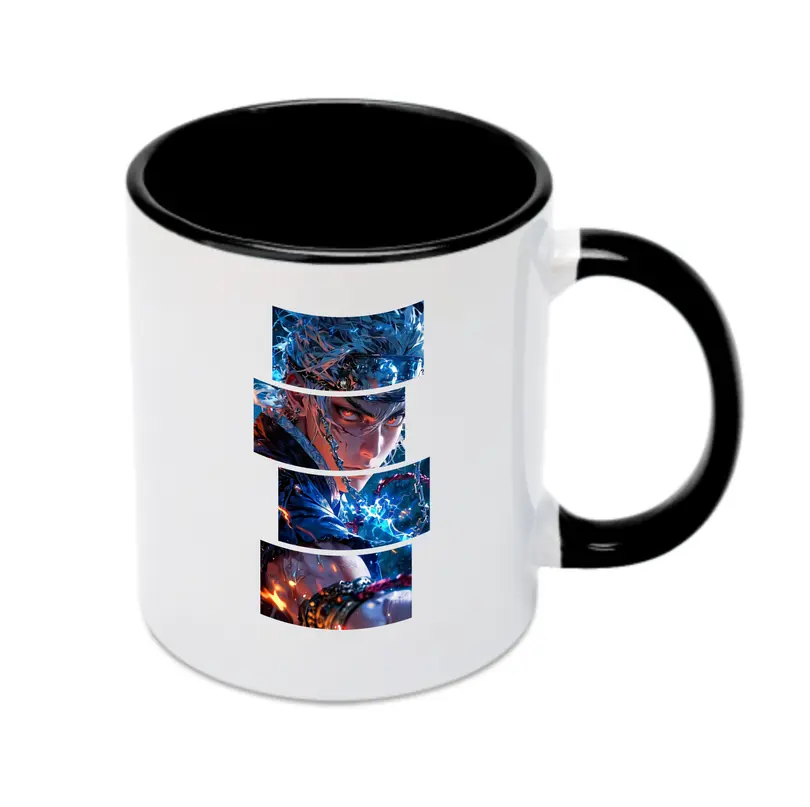 鬼滅の刃 グッズ,宇髄 天元 - カラフルマグカップ ・ 陶器 ・ 熱転写プリント ・ 鮮やかデザイン ・ 耐久性 高品質 ・ コーヒー お茶 ギフト用