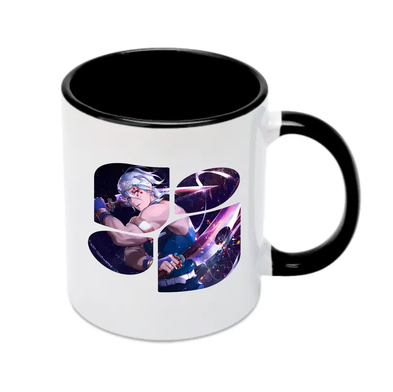 鬼滅の刃 グッズ,宇髄 天元 - カラフルマグカップ ・ 陶器 ・ 熱転写プリント ・ 鮮やかデザイン ・ 耐久性 高品質 ・ コーヒー お茶 ギフト用