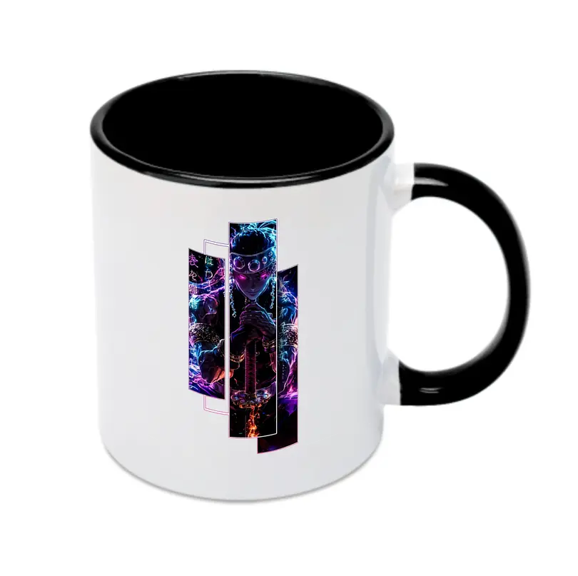 鬼滅の刃 グッズ,宇髄 天元 - カラフルマグカップ ・ 陶器 ・ 熱転写プリント ・ 鮮やかデザイン ・ 耐久性 高品質 ・ コーヒー お茶 ギフト用