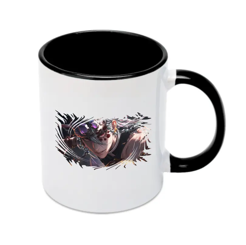 鬼滅の刃 グッズ,宇髄 天元 - カラフルマグカップ ・ 陶器 ・ 熱転写プリント ・ 鮮やかデザイン ・ 耐久性 高品質 ・ コーヒー お茶 ギフト用