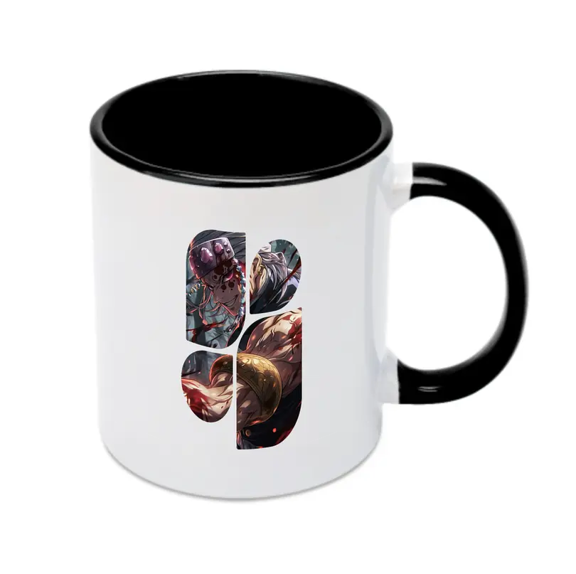鬼滅の刃 グッズ,宇髄 天元 - カラフルマグカップ ・ 陶器 ・ 熱転写プリント ・ 鮮やかデザイン ・ 耐久性 高品質 ・ コーヒー お茶 ギフト用