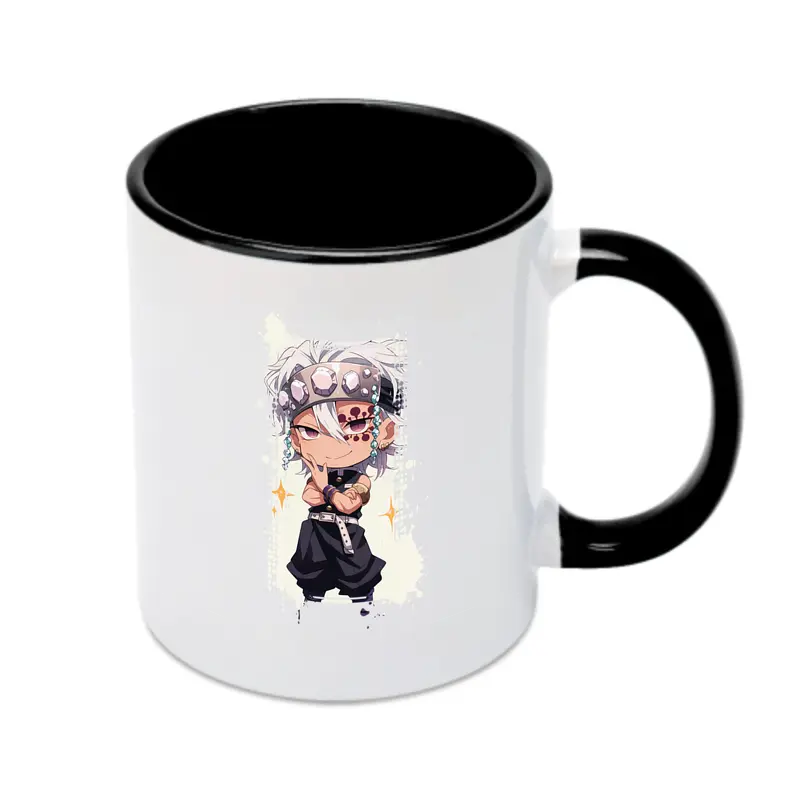 鬼滅の刃 グッズ,宇髄 天元 - カラフルマグカップ ・ 陶器 ・ 熱転写プリント ・ 鮮やかデザイン ・ 耐久性 高品質 ・ コーヒー お茶 ギフト用