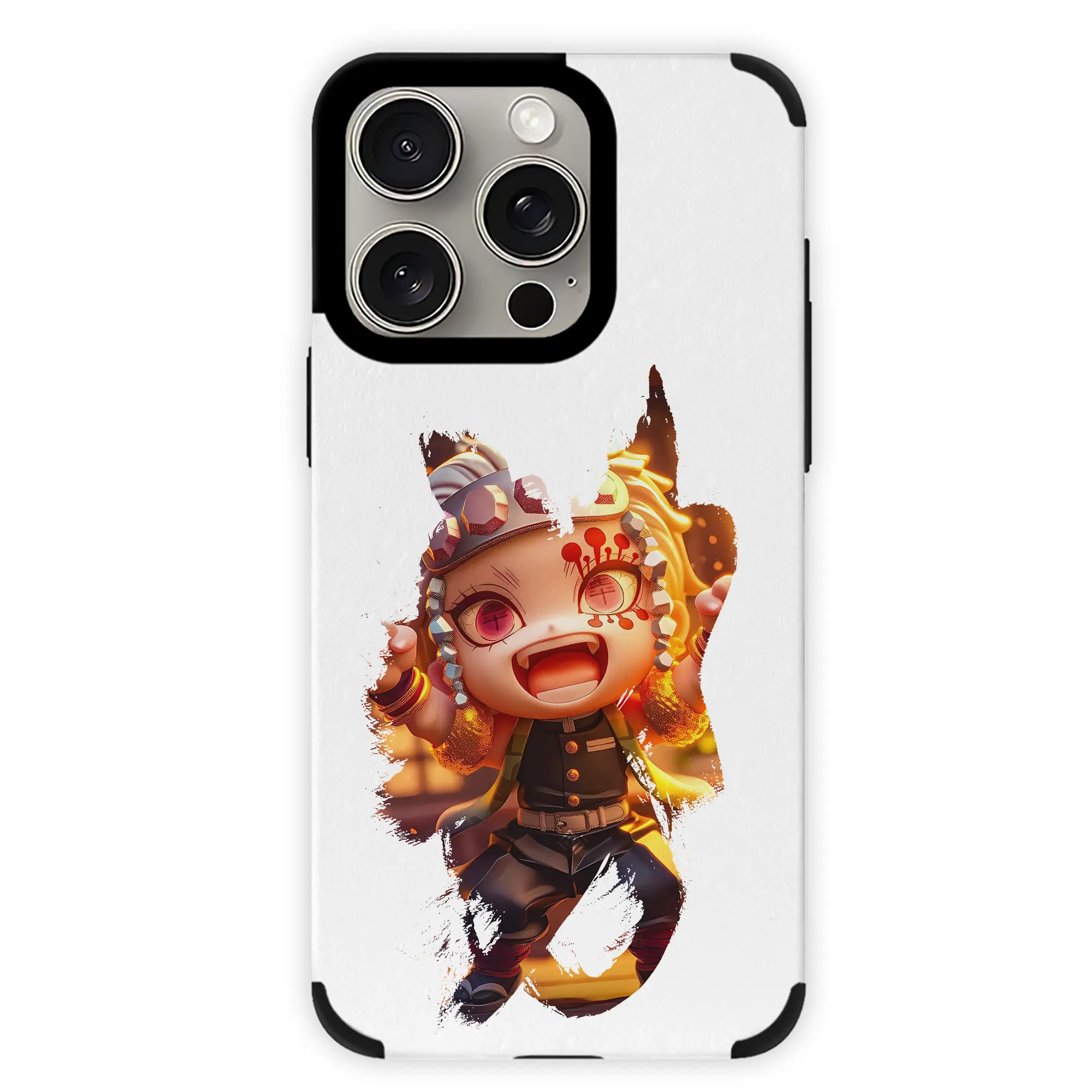 鬼滅の刃 グッズ,宇髄 天元 - IPhone15ProMax対応 ・ PUレザースマホケース ・ 耐衝撃 ・ 黄変防止 ・ 360度全面保護 ・ 柔らか手触り ・ 3D立体ボタン