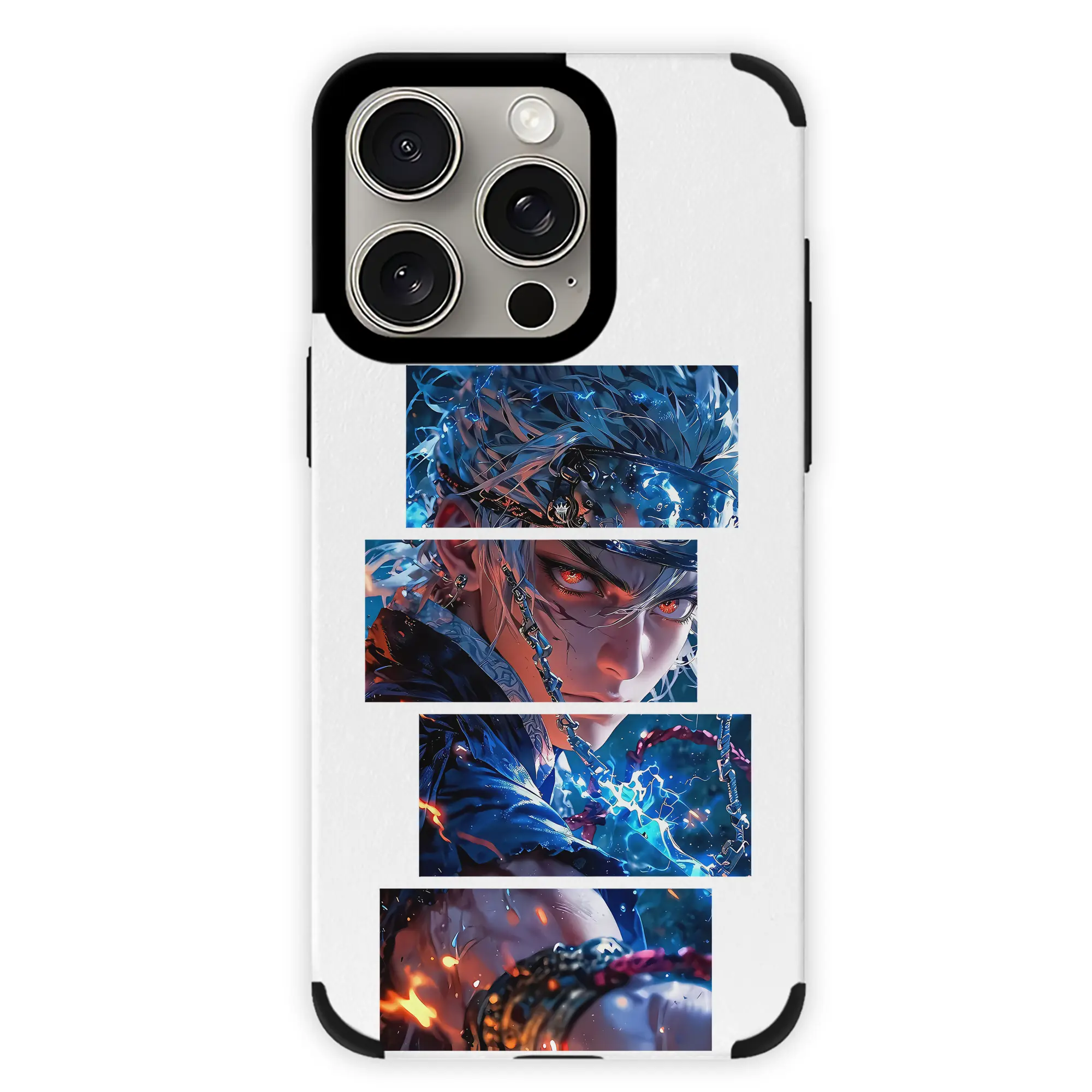 鬼滅の刃 グッズ,宇髄 天元 - IPhone15ProMax対応 ・ PUレザースマホケース ・ 耐衝撃 ・ 黄変防止 ・ 360度全面保護 ・ 柔らか手触り ・ 3D立体ボタン