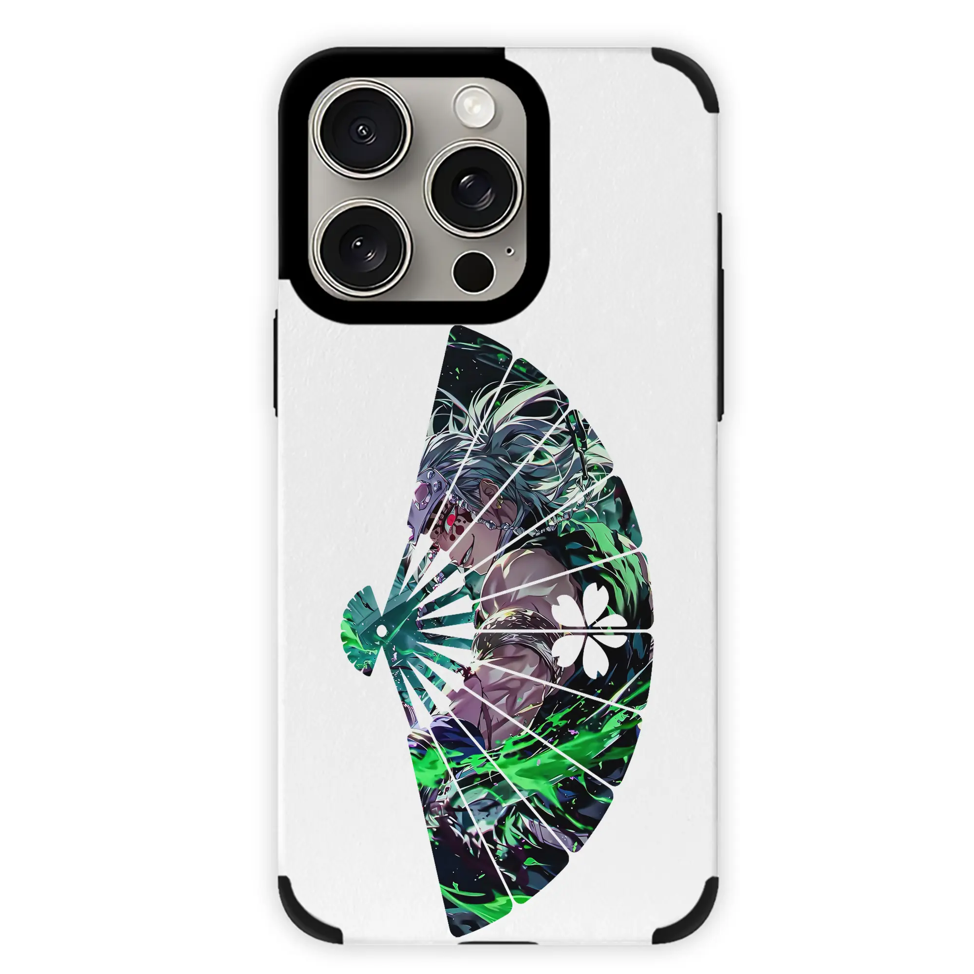 鬼滅の刃 グッズ,宇髄 天元 - IPhone15ProMax対応 ・ PUレザースマホケース ・ 耐衝撃 ・ 黄変防止 ・ 360度全面保護 ・ 柔らか手触り ・ 3D立体ボタン