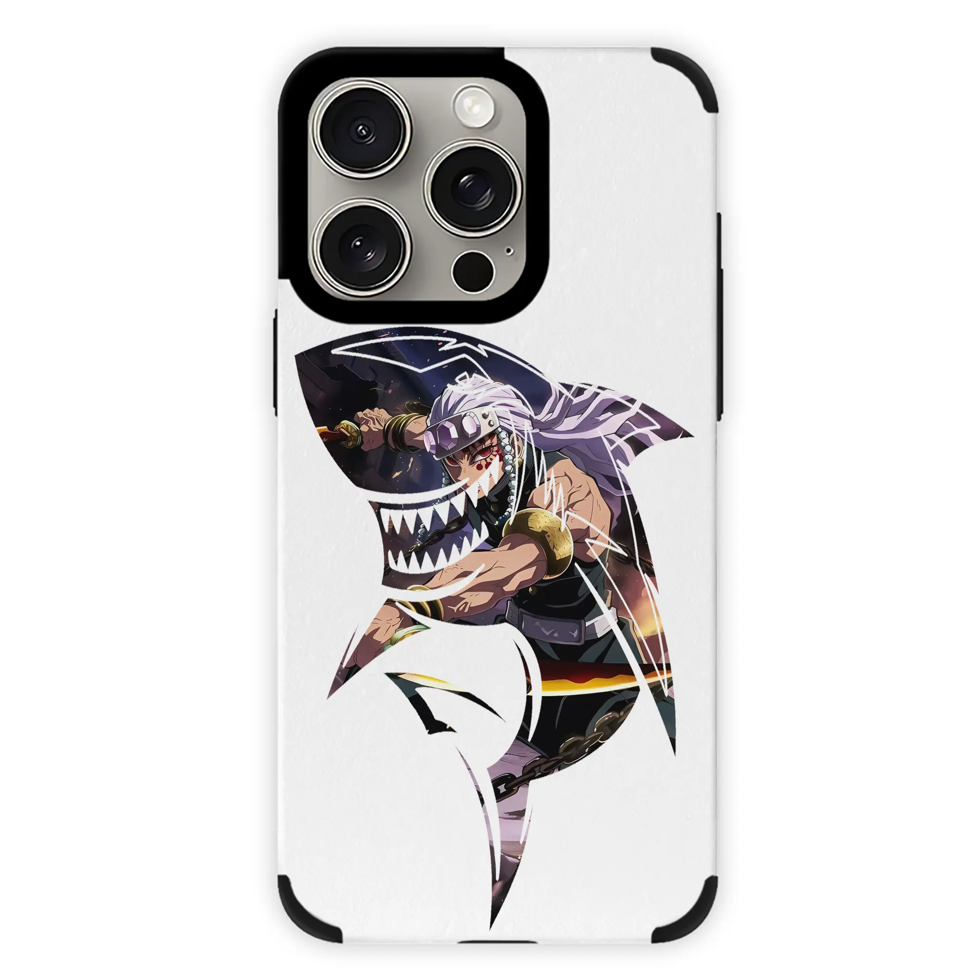 鬼滅の刃 グッズ,宇髄 天元 - IPhone15ProMax対応 ・ PUレザースマホケース ・ 耐衝撃 ・ 黄変防止 ・ 360度全面保護 ・ 柔らか手触り ・ 3D立体ボタン