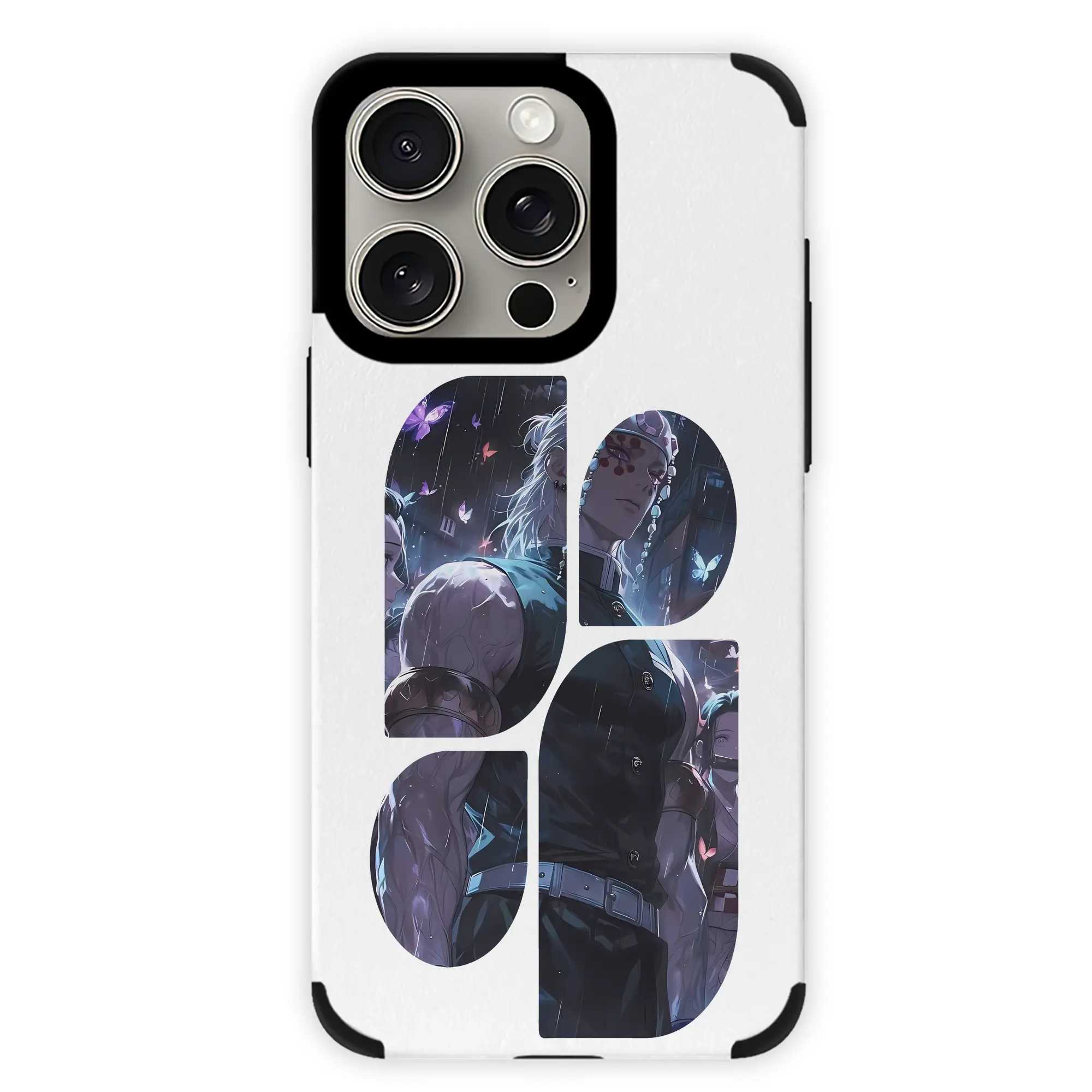 鬼滅の刃 グッズ,宇髄 天元 - IPhone15ProMax対応 ・ PUレザースマホケース ・ 耐衝撃 ・ 黄変防止 ・ 360度全面保護 ・ 柔らか手触り ・ 3D立体ボタン