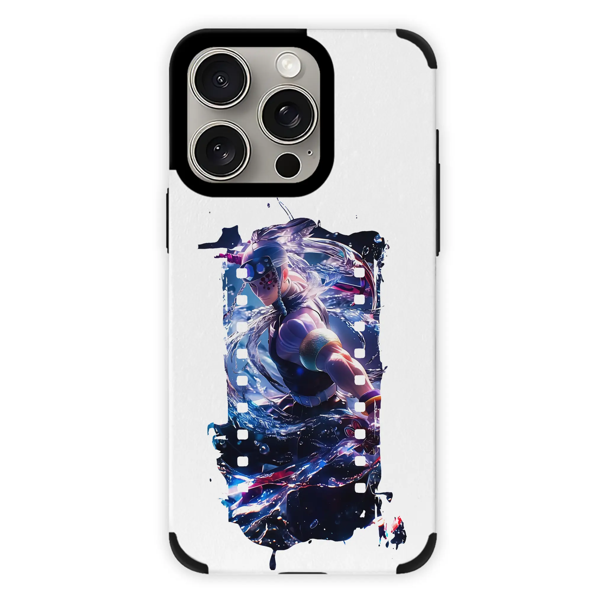 鬼滅の刃 グッズ,宇髄 天元 - IPhone15ProMax対応 ・ PUレザースマホケース ・ 耐衝撃 ・ 黄変防止 ・ 360度全面保護 ・ 柔らか手触り ・ 3D立体ボタン