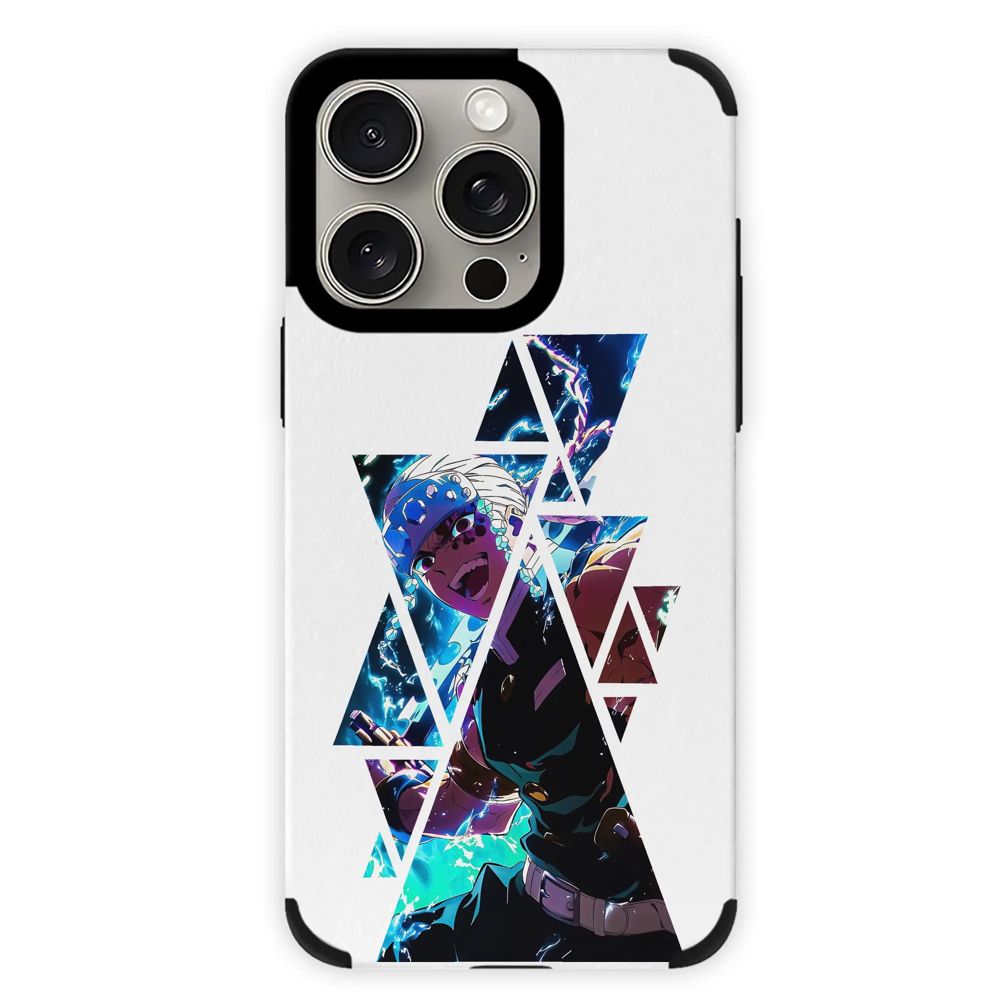 鬼滅の刃 グッズ,宇髄 天元 - IPhone15ProMax対応 ・ PUレザースマホケース ・ 耐衝撃 ・ 黄変防止 ・ 360度全面保護 ・ 柔らか手触り ・ 3D立体ボタン