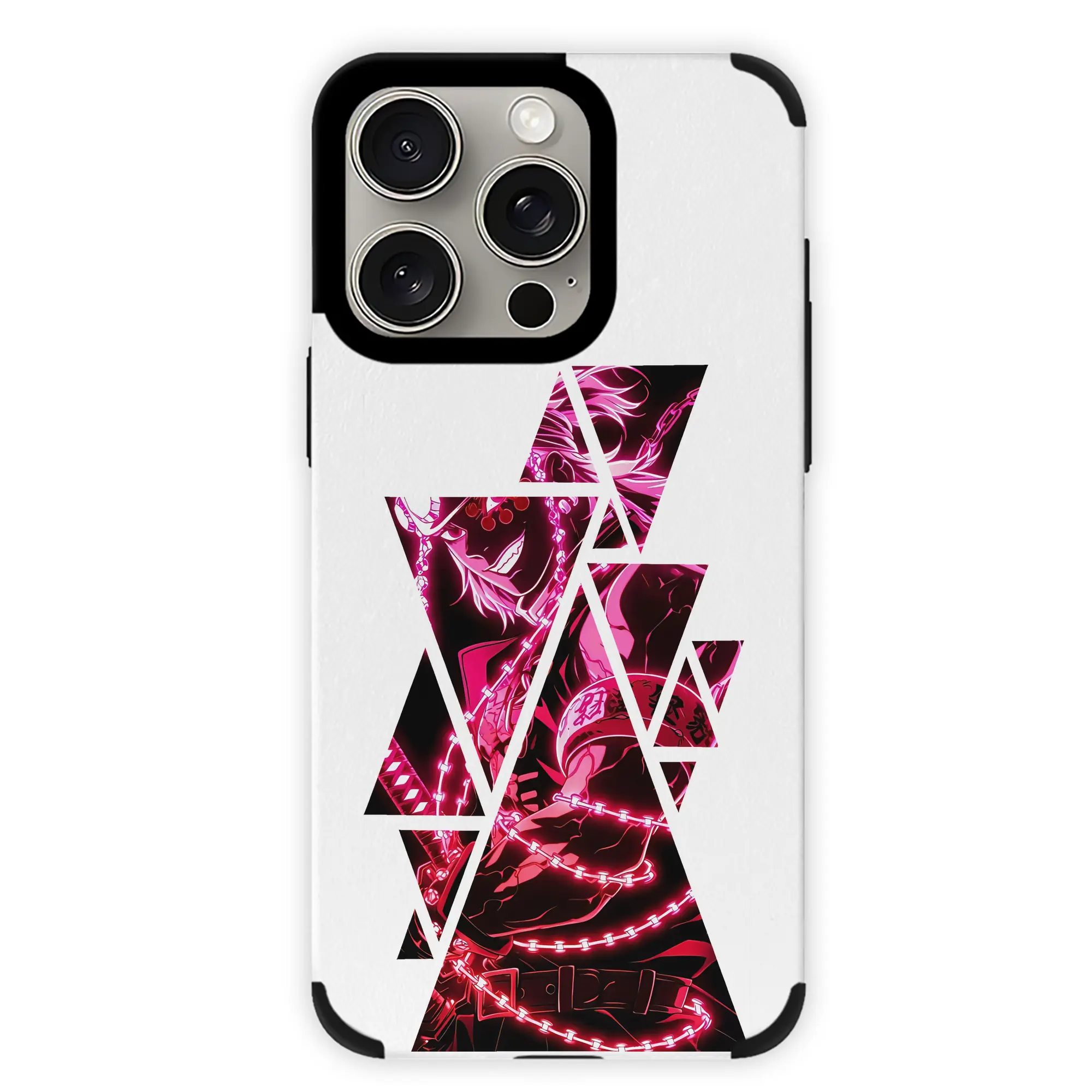 鬼滅の刃 グッズ,宇髄 天元 - IPhone15ProMax対応 ・ PUレザースマホケース ・ 耐衝撃 ・ 黄変防止 ・ 360度全面保護 ・ 柔らか手触り ・ 3D立体ボタン