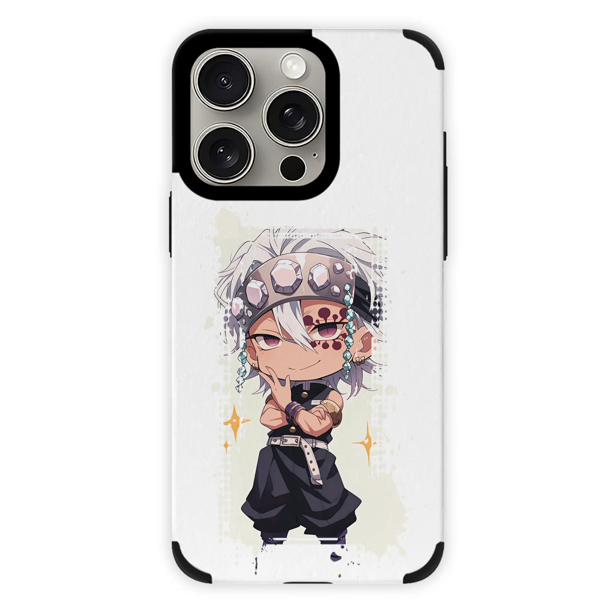 鬼滅の刃 グッズ,宇髄 天元 - IPhone15ProMax対応 ・ PUレザースマホケース ・ 耐衝撃 ・ 黄変防止 ・ 360度全面保護 ・ 柔らか手触り ・ 3D立体ボタン