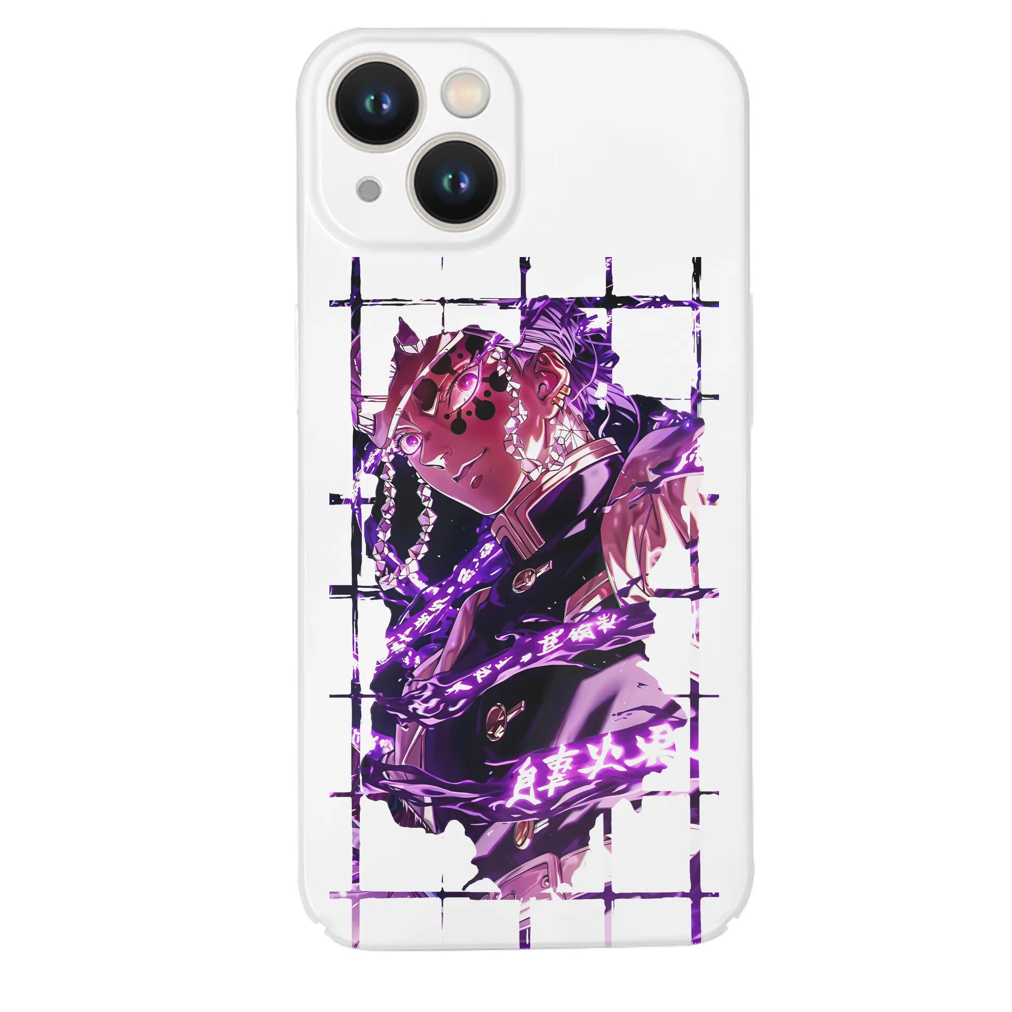 鬼滅の刃 グッズ,宇髄 天元 - IPhone 14シリーズ対応 ・ ハードケース ・ 衝撃吸収 ・ 360度密着 ・ カメラ保護 ・ 高品質プラスチック ・ 快適操作