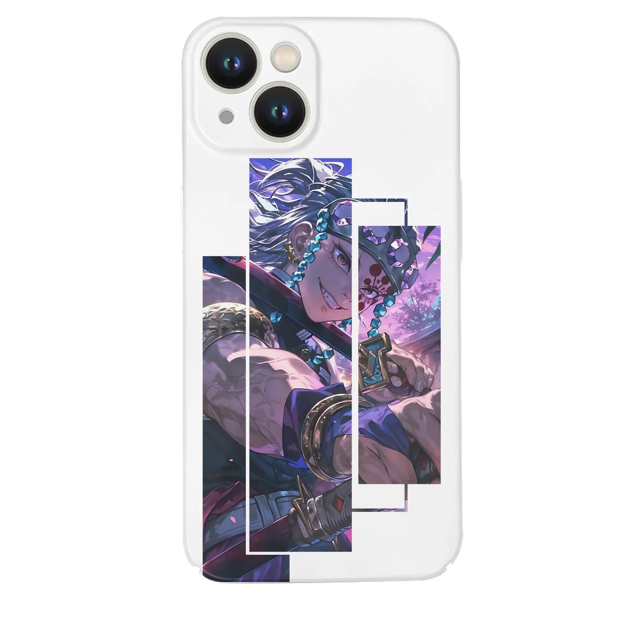 鬼滅の刃 グッズ,宇髄 天元 - IPhone 14シリーズ対応 ・ ハードケース ・ 衝撃吸収 ・ 360度密着 ・ カメラ保護 ・ 高品質プラスチック ・ 快適操作