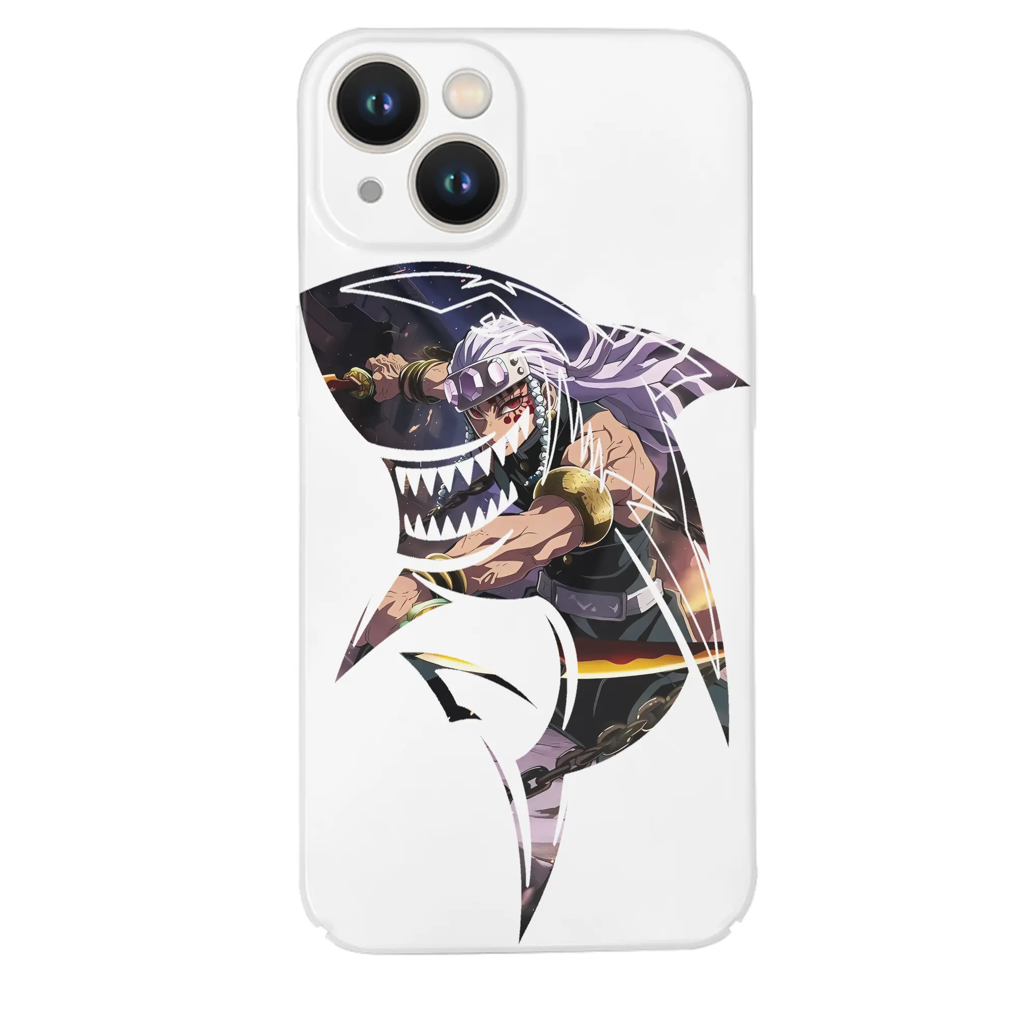 鬼滅の刃 グッズ,宇髄 天元 - IPhone 14シリーズ対応 ・ ハードケース ・ 衝撃吸収 ・ 360度密着 ・ カメラ保護 ・ 高品質プラスチック ・ 快適操作