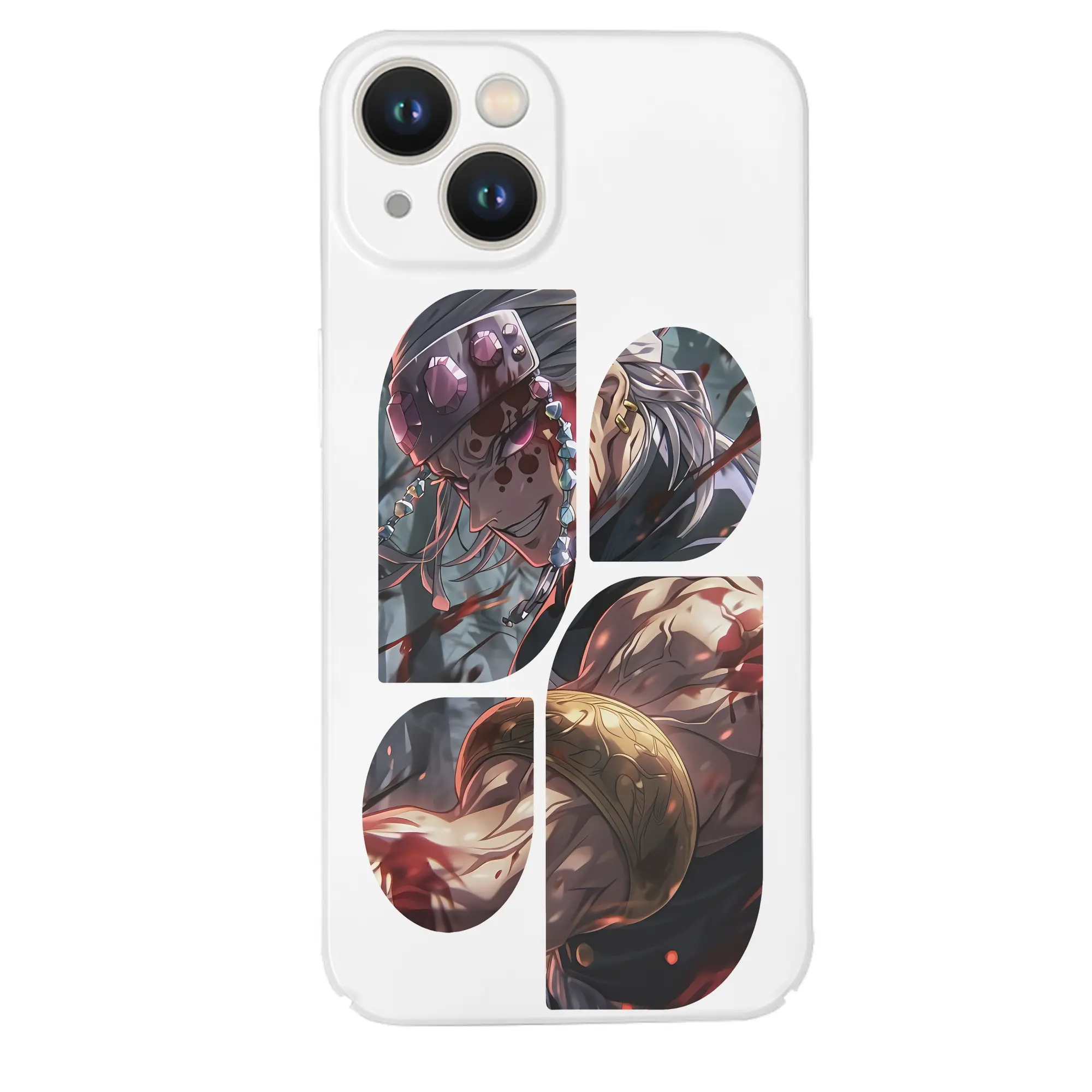 鬼滅の刃 グッズ,宇髄 天元 - IPhone 14シリーズ対応 ・ ハードケース ・ 衝撃吸収 ・ 360度密着 ・ カメラ保護 ・ 高品質プラスチック ・ 快適操作