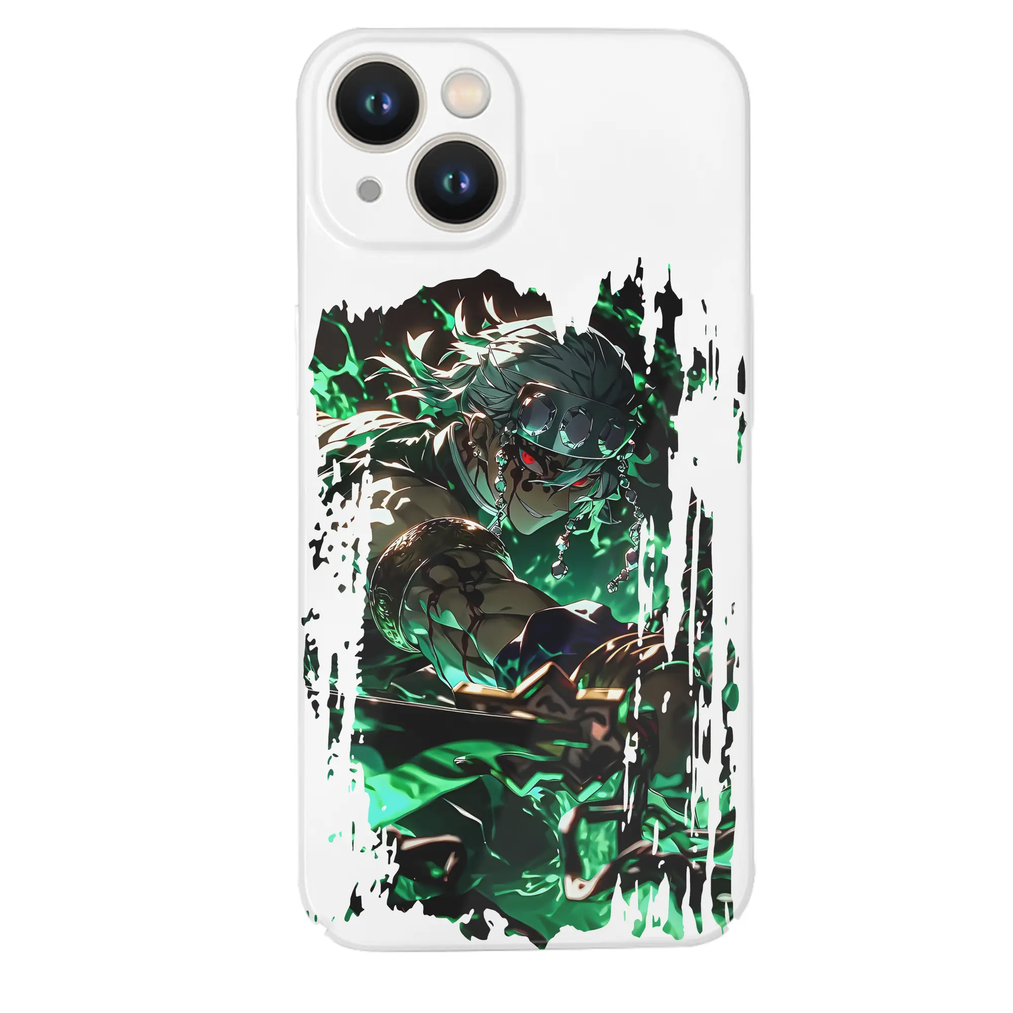 鬼滅の刃 グッズ,宇髄 天元 - IPhone 14シリーズ対応 ・ ハードケース ・ 衝撃吸収 ・ 360度密着 ・ カメラ保護 ・ 高品質プラスチック ・ 快適操作