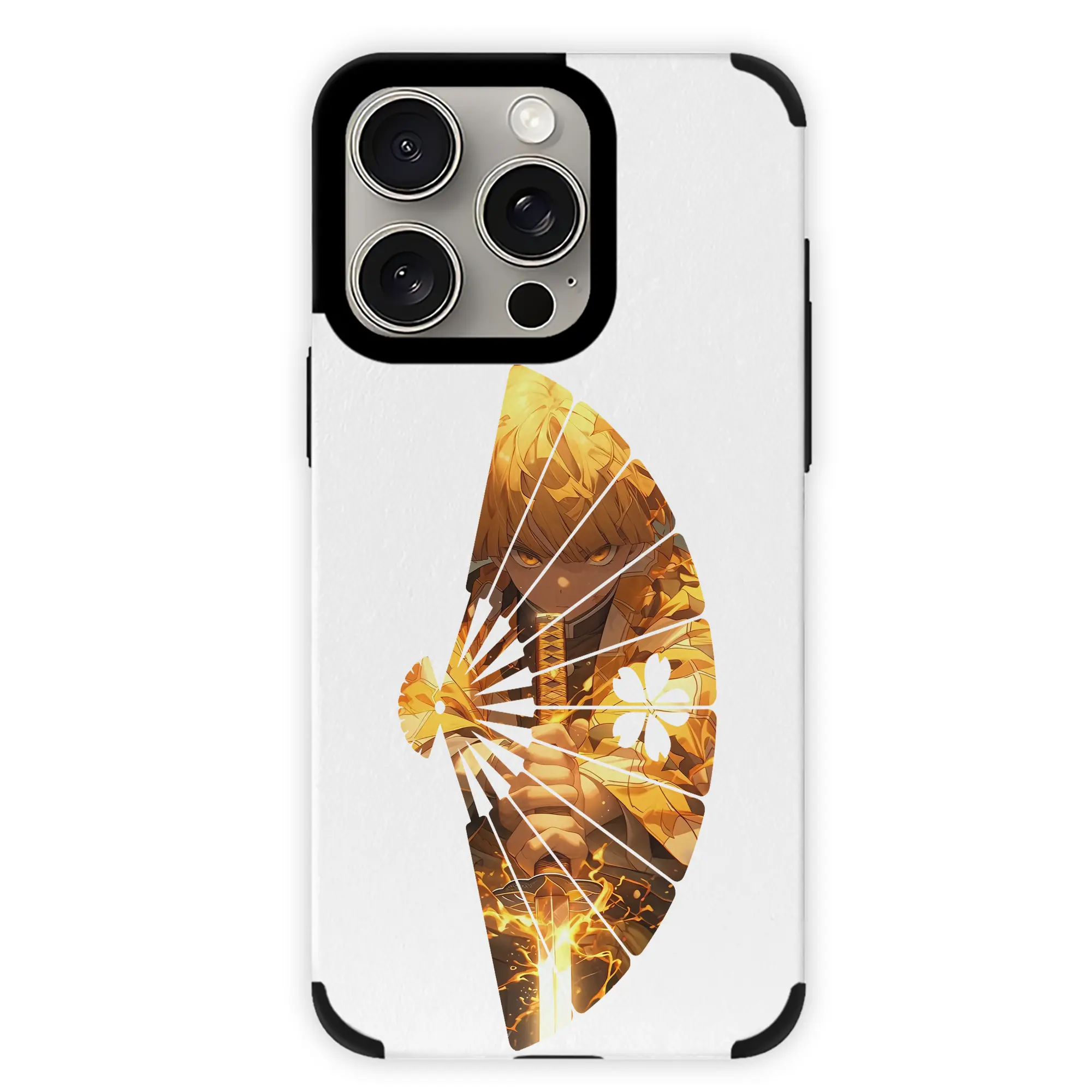 鬼滅の刃 グッズ,我妻 善逸 - IPhone15ProMax対応 ・ PUレザースマホケース ・ 耐衝撃 ・ 黄変防止 ・ 360度全面保護 ・ 柔らか手触り ・ 3D立体ボタン