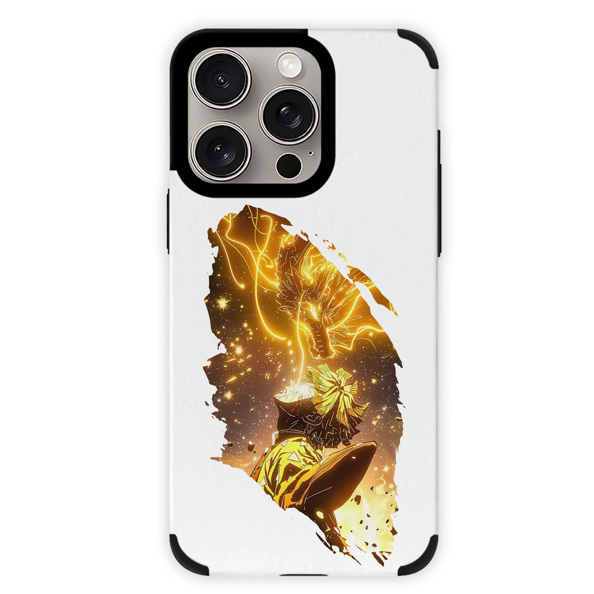 鬼滅の刃 グッズ,我妻 善逸 - IPhone15ProMax対応 ・ PUレザースマホケース ・ 耐衝撃 ・ 黄変防止 ・ 360度全面保護 ・ 柔らか手触り ・ 3D立体ボタン