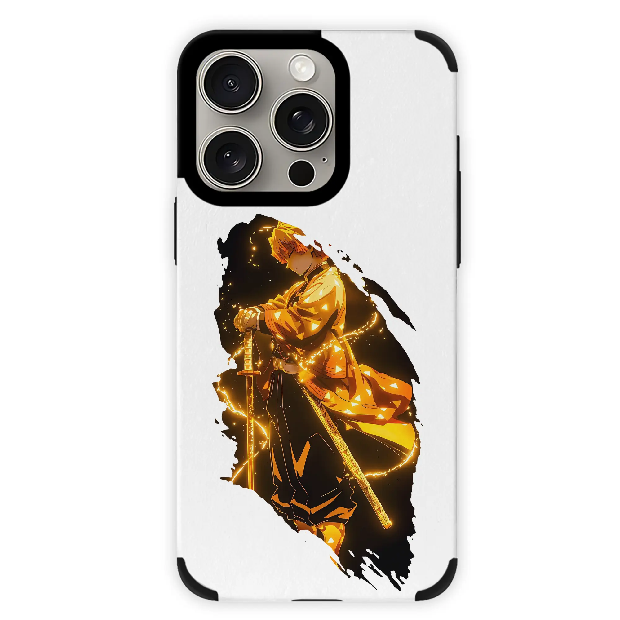 鬼滅の刃 グッズ,我妻 善逸 - IPhone15ProMax対応 ・ PUレザースマホケース ・ 耐衝撃 ・ 黄変防止 ・ 360度全面保護 ・ 柔らか手触り ・ 3D立体ボタン