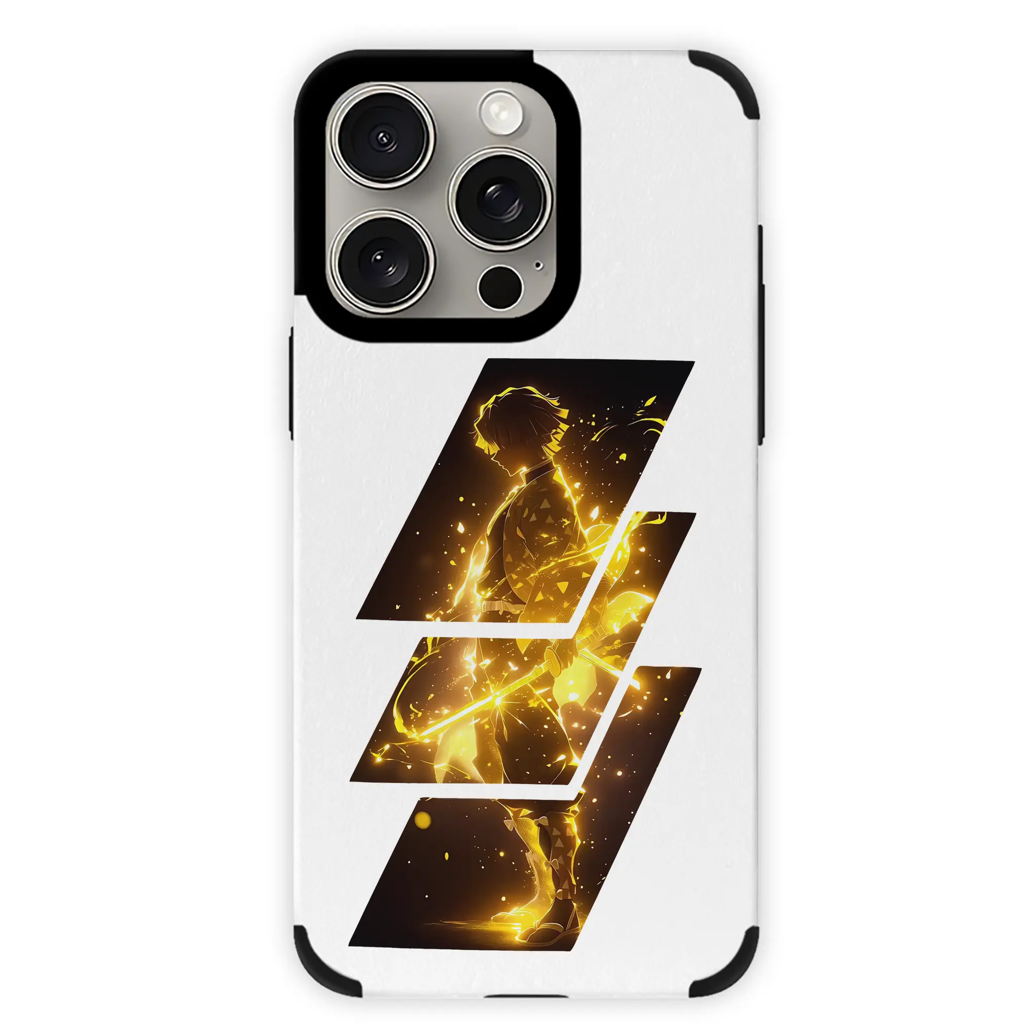 鬼滅の刃 グッズ,我妻 善逸 - IPhone15ProMax対応 ・ PUレザースマホケース ・ 耐衝撃 ・ 黄変防止 ・ 360度全面保護 ・ 柔らか手触り ・ 3D立体ボタン