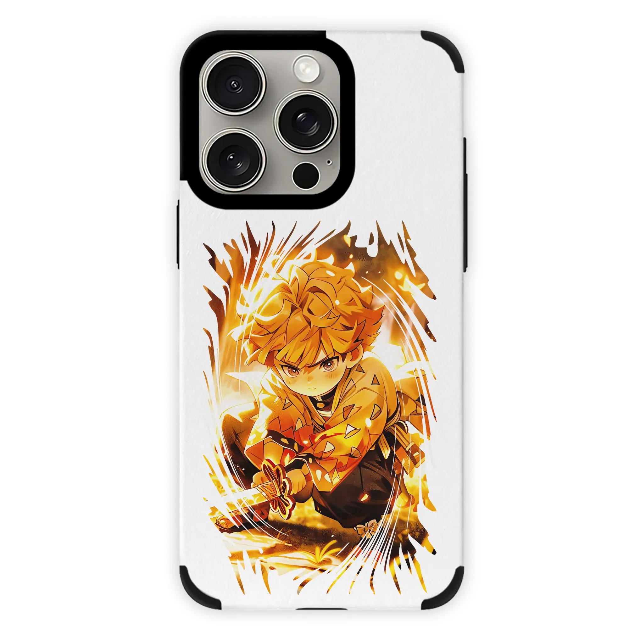 鬼滅の刃 グッズ,我妻 善逸 - IPhone15ProMax対応 ・ PUレザースマホケース ・ 耐衝撃 ・ 黄変防止 ・ 360度全面保護 ・ 柔らか手触り ・ 3D立体ボタン