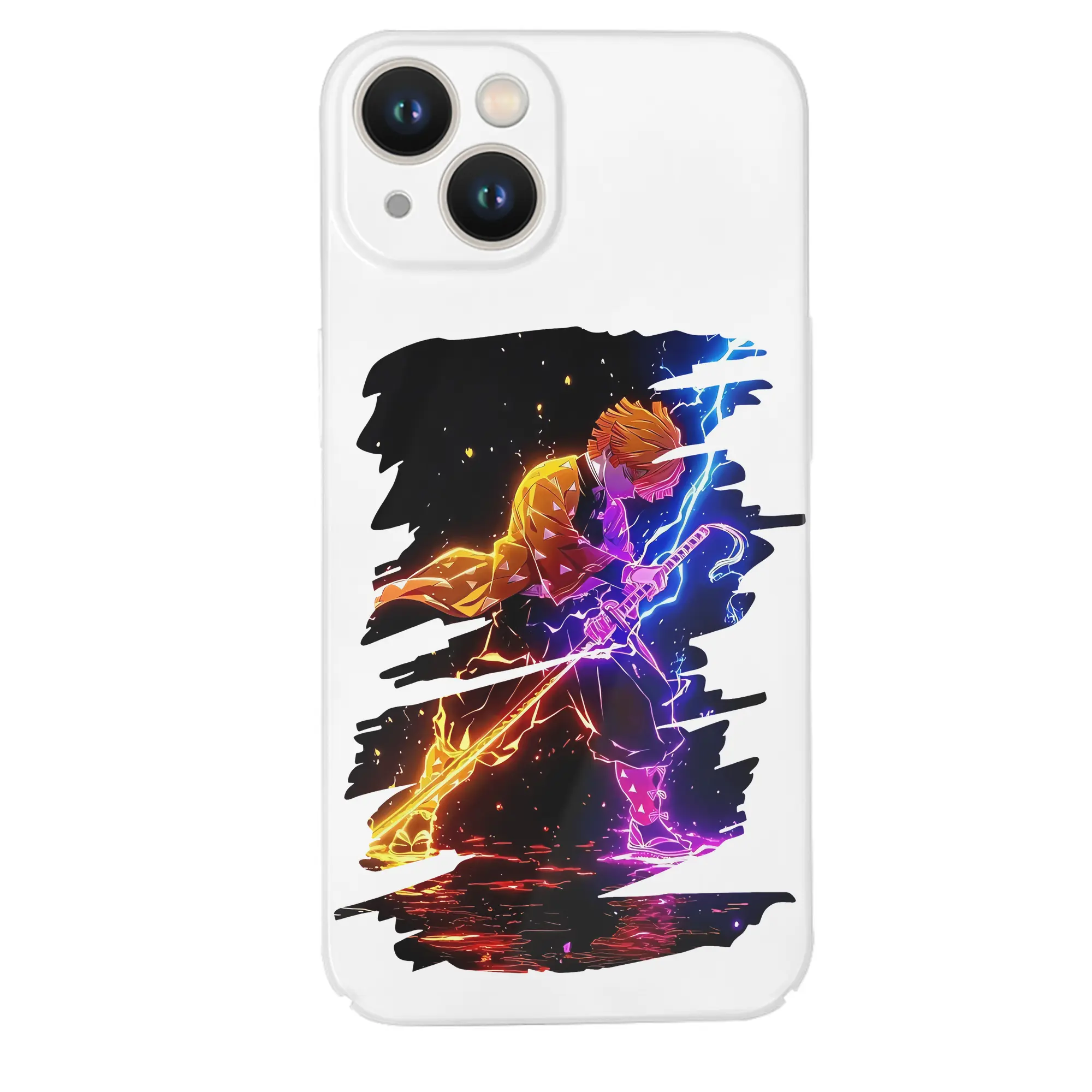 鬼滅の刃 グッズ,我妻 善逸 - IPhone 14シリーズ対応 ・ ハードケース ・ 衝撃吸収 ・ 360度密着 ・ カメラ保護 ・ 高品質プラスチック ・ 快適操作