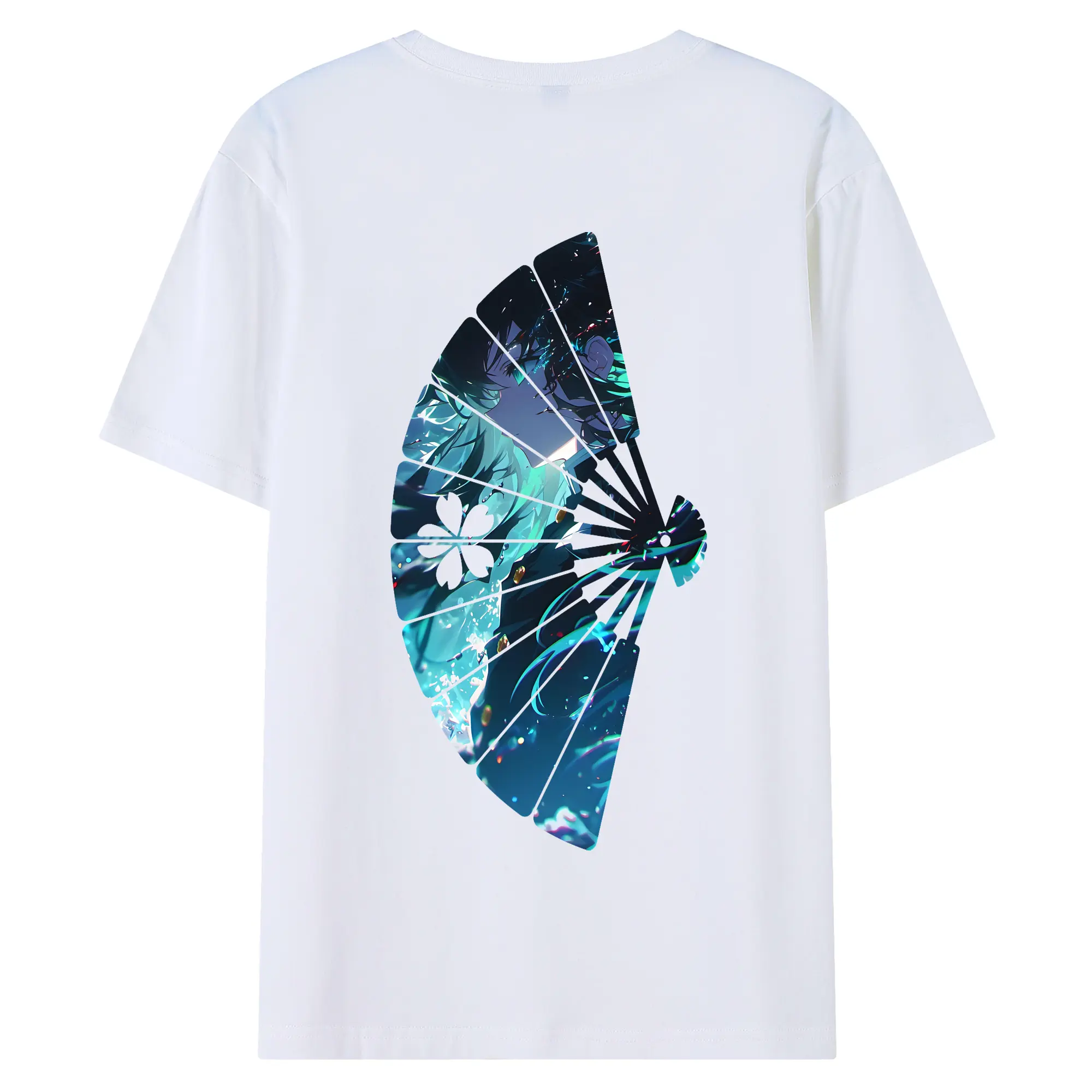 鬼滅の刃 グッズ,時透 無一郎 - 綿100％ 半袖Tシャツ ・ バックプリント ・ 快適 通気性 ・ 日常使い 散歩 スポーツ用