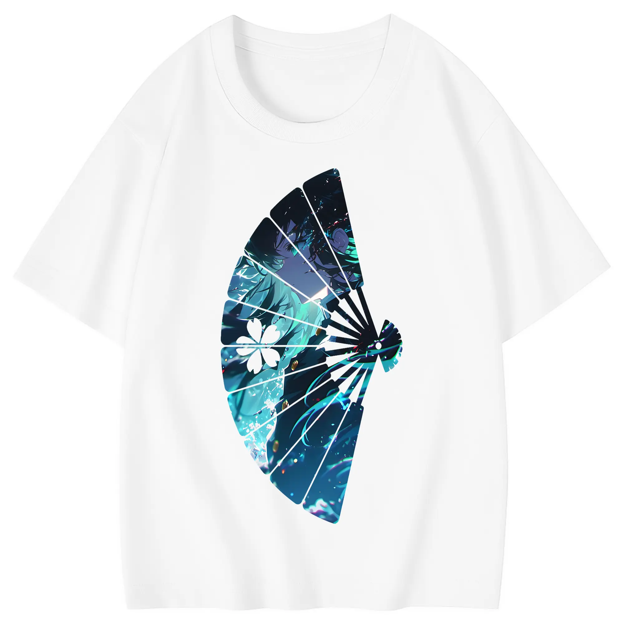 鬼滅の刃 グッズ,時透 無一郎 - 綿100％ キッズTシャツ ・ フロントプリント ・ 快適 通気性 ・ スポーツ カジュアル 散歩用