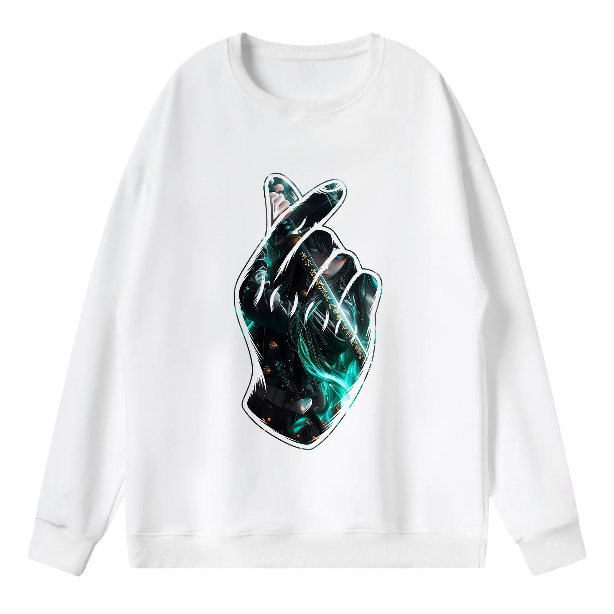 鬼滅の刃 グッズ,時透 無一郎 - 薄手 クルーネック スウェット 裏毛260g · ポリエステル 春秋向け カジュアル 男女兼用 · トレーナー デイリー スポーツ 散歩に最適