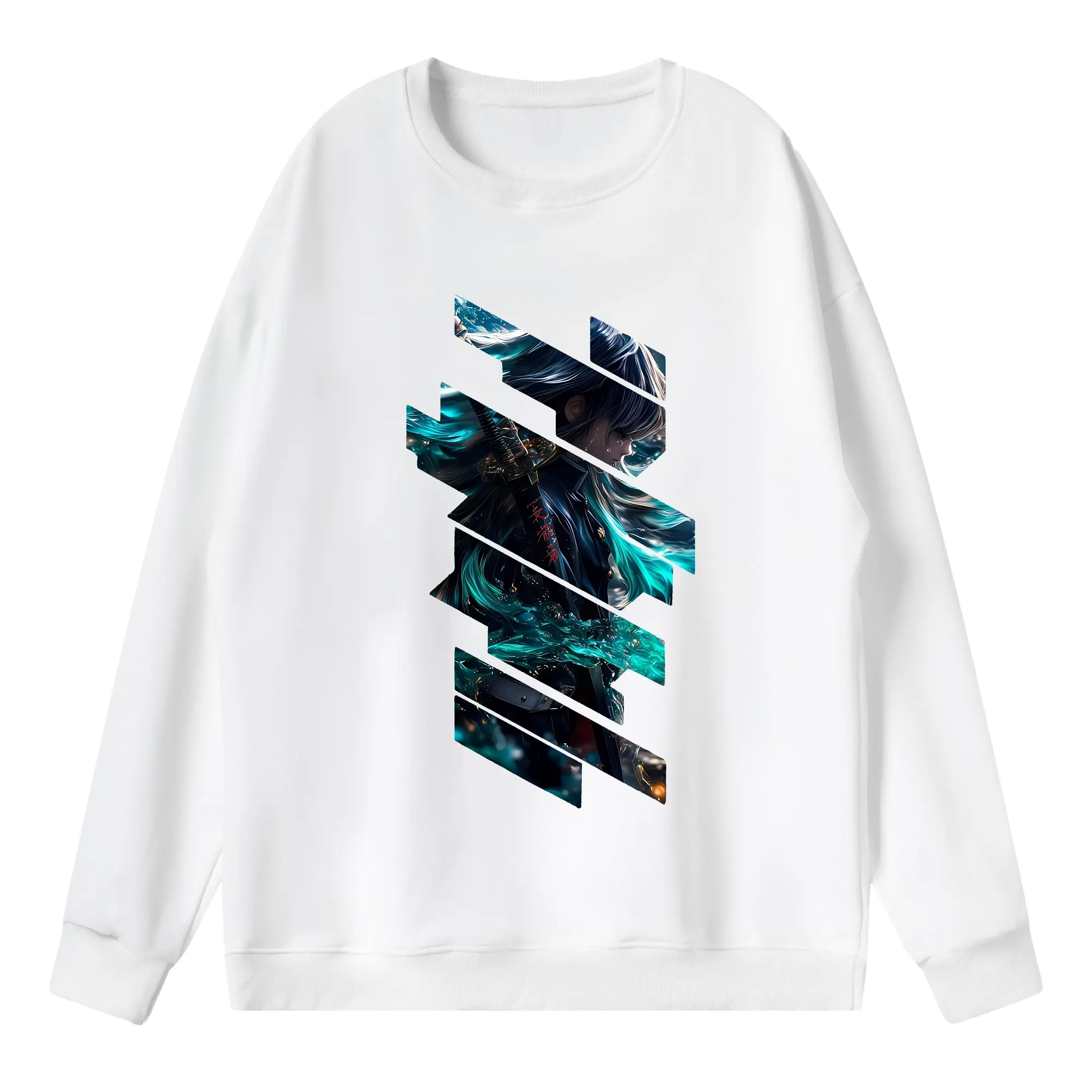 鬼滅の刃 グッズ,時透 無一郎 - 薄手 クルーネック スウェット 裏毛260g · ポリエステル 春秋向け カジュアル 男女兼用 · トレーナー デイリー スポーツ 散歩に最適