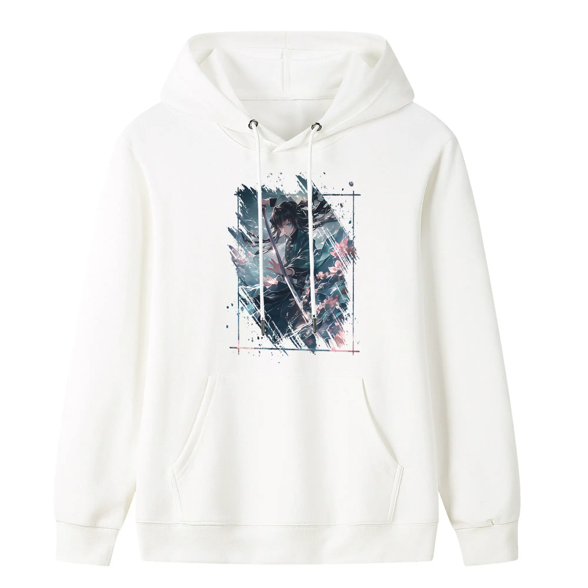 鬼滅の刃 グッズ,時透 無一郎 - キッズ フード付きパーカー ・ フロントプリント ・ ポリエステル100％ ・ 快適 通学 スポーツ 日常使い お散歩用