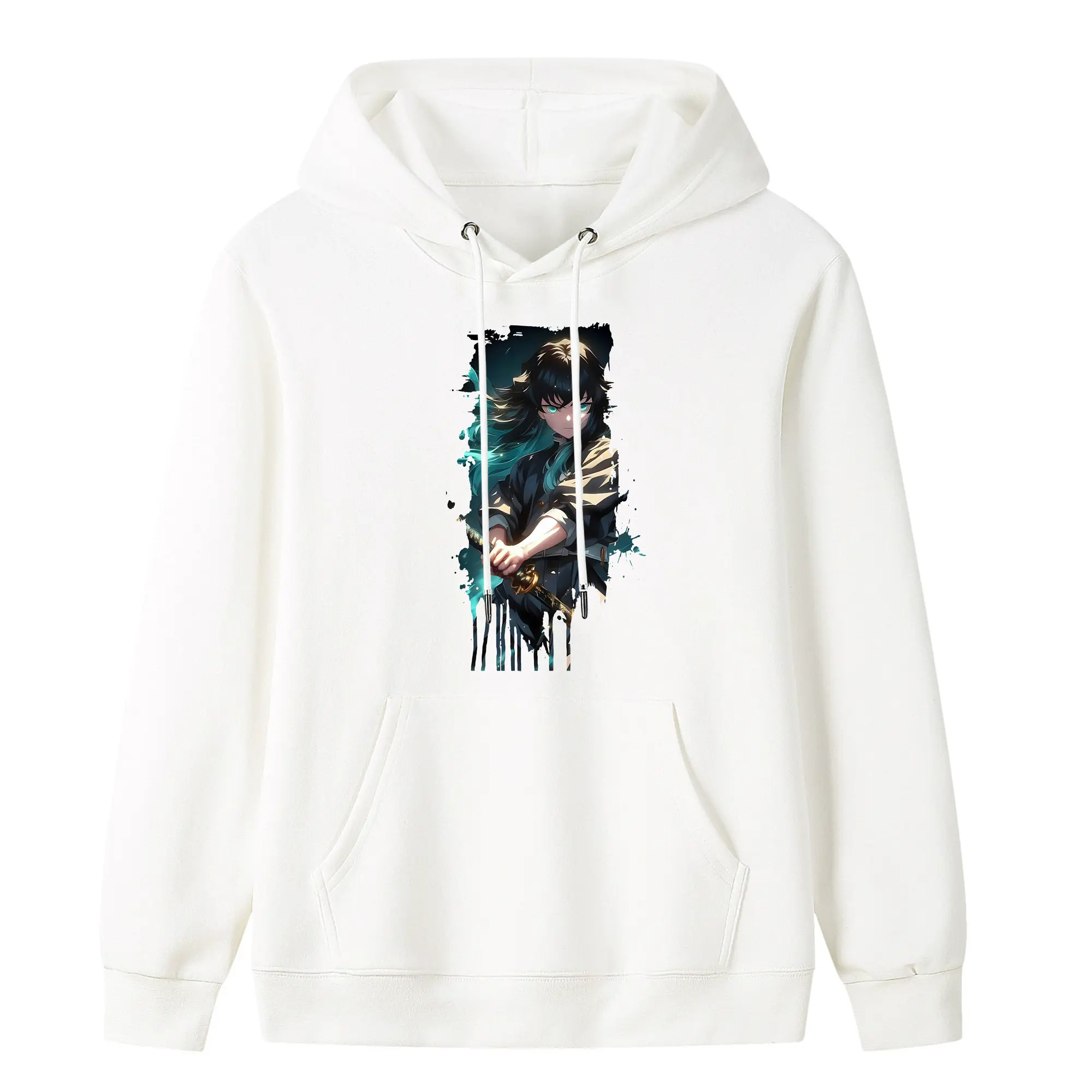 鬼滅の刃 グッズ,時透 無一郎 - キッズ フード付きパーカー ・ フロントプリント ・ ポリエステル100％ ・ 快適 通学 スポーツ 日常使い お散歩用