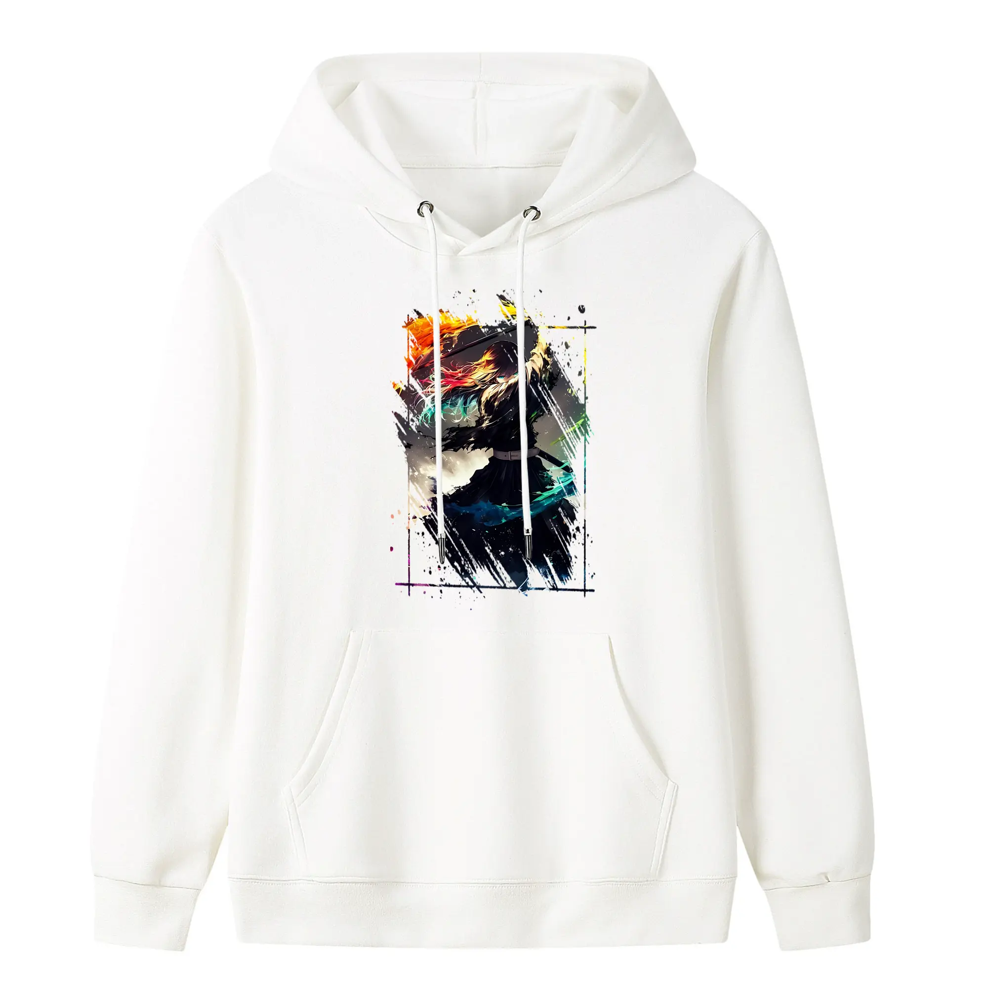 鬼滅の刃 グッズ,時透 無一郎 - キッズ フード付きパーカー ・ フロントプリント ・ ポリエステル100％ ・ 快適 通学 スポーツ 日常使い お散歩用