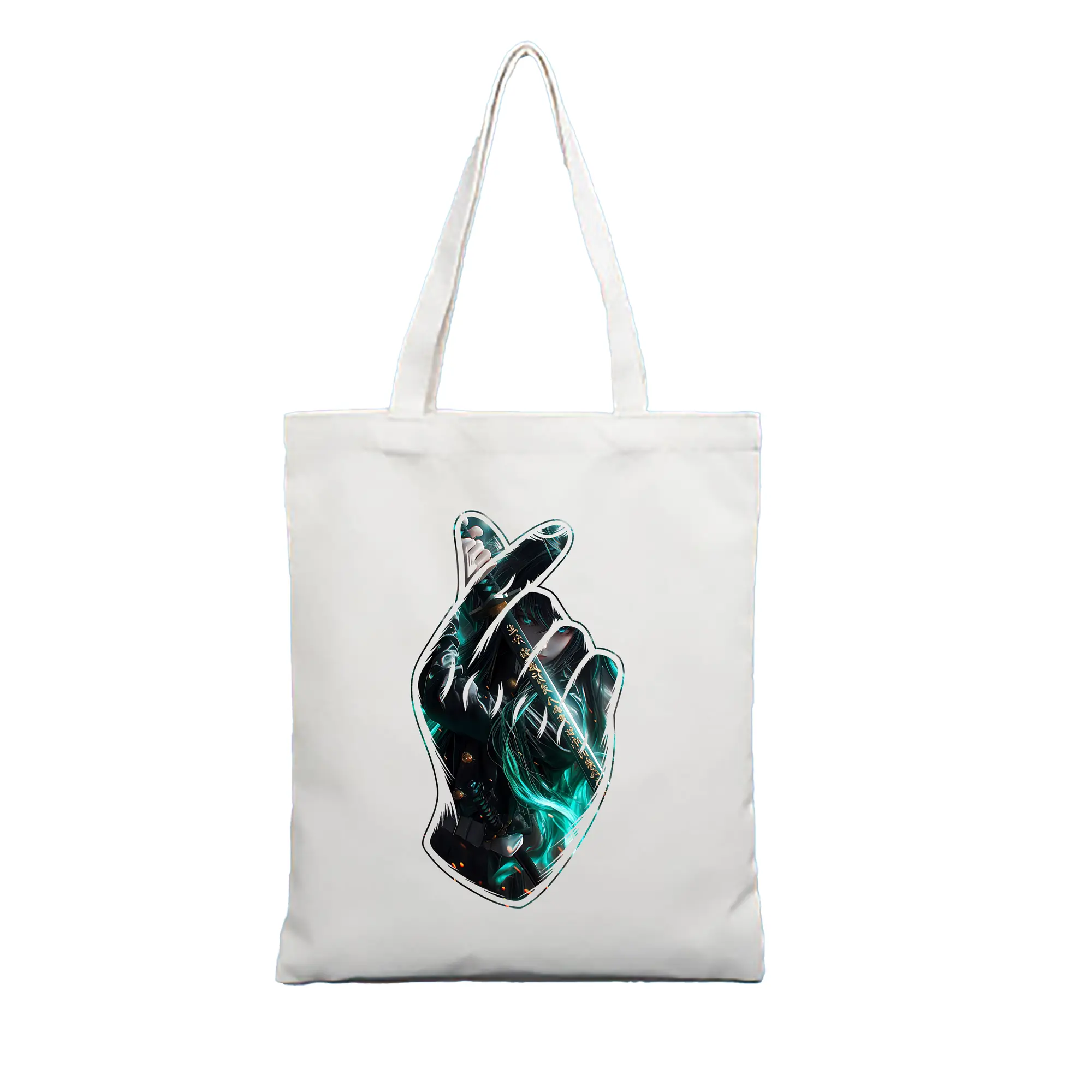 鬼滅の刃 グッズ,時透 無一郎 - 縦型キャンバス手提げバッグ（トートバッグ） ・ キャンバス素材 ・ ショッピング用 ・ 軽量 丈夫 お手入れ簡単