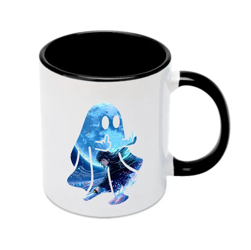 鬼滅の刃 グッズ,時透 無一郎 - カラフルマグカップ ・ 陶器 ・ 熱転写プリント ・ 鮮やかデザイン ・ 耐久性 高品質 ・ コーヒー お茶 ギフト用