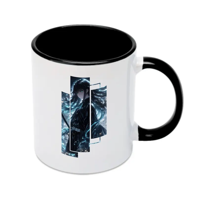 鬼滅の刃 グッズ,時透 無一郎 - カラフルマグカップ ・ 陶器 ・ 熱転写プリント ・ 鮮やかデザイン ・ 耐久性 高品質 ・ コーヒー お茶 ギフト用