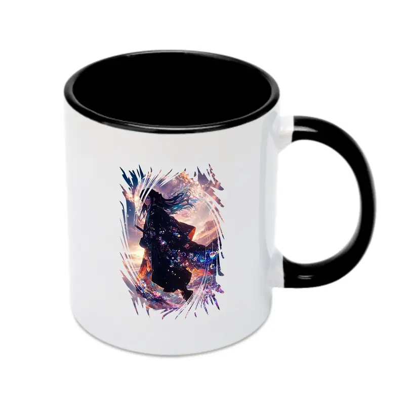 鬼滅の刃 グッズ,時透 無一郎 - カラフルマグカップ ・ 陶器 ・ 熱転写プリント ・ 鮮やかデザイン ・ 耐久性 高品質 ・ コーヒー お茶 ギフト用