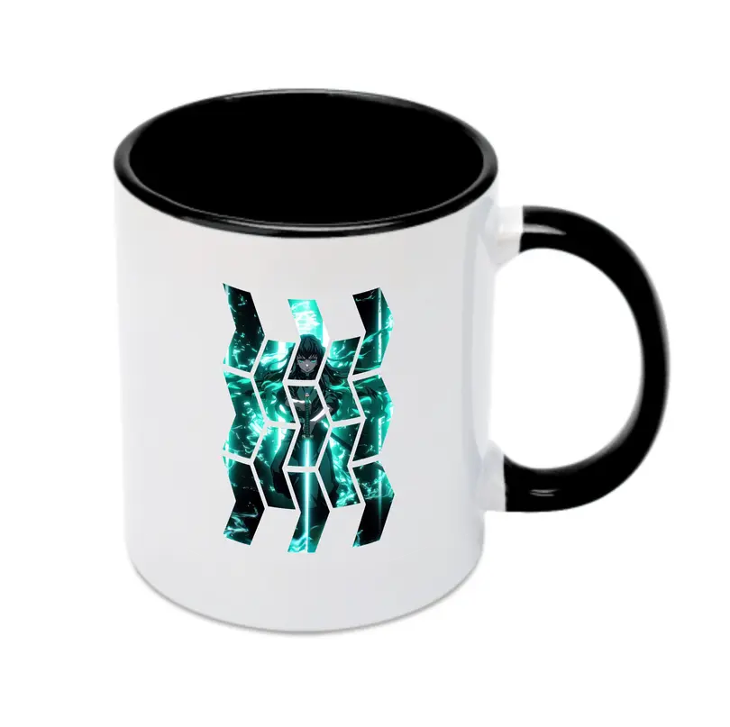 鬼滅の刃 グッズ,時透 無一郎 - カラフルマグカップ ・ 陶器 ・ 熱転写プリント ・ 鮮やかデザイン ・ 耐久性 高品質 ・ コーヒー お茶 ギフト用