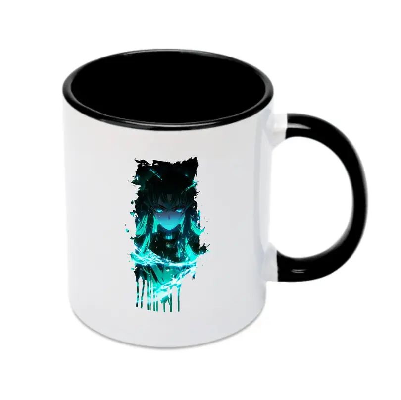 鬼滅の刃 グッズ,時透 無一郎 - カラフルマグカップ ・ 陶器 ・ 熱転写プリント ・ 鮮やかデザイン ・ 耐久性 高品質 ・ コーヒー お茶 ギフト用