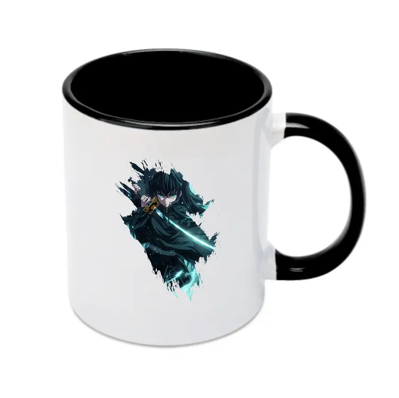 鬼滅の刃 グッズ,時透 無一郎 - カラフルマグカップ ・ 陶器 ・ 熱転写プリント ・ 鮮やかデザイン ・ 耐久性 高品質 ・ コーヒー お茶 ギフト用